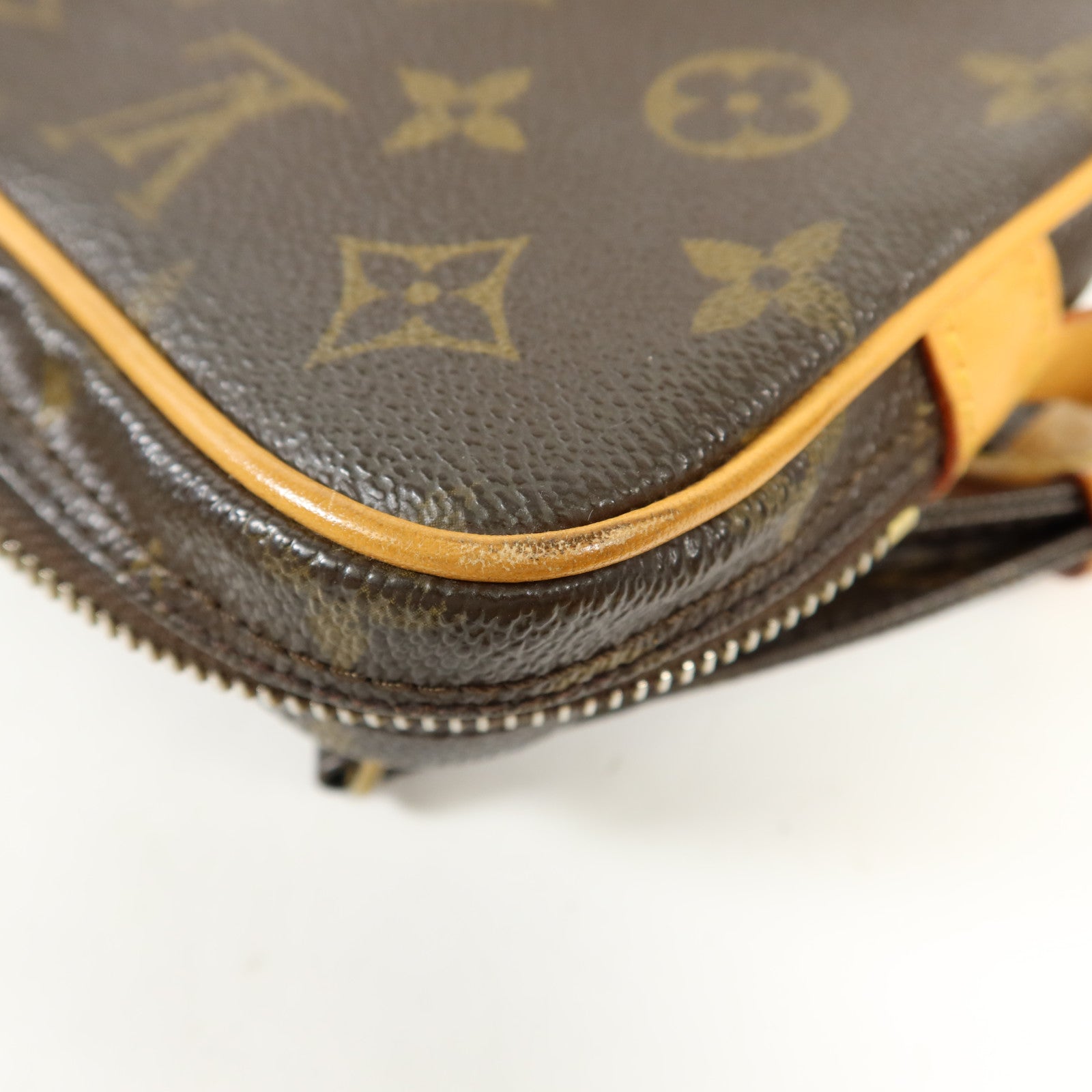 LOUIS VUITTON Monogram Marly Bandouliere金扣肩背袋棕色
