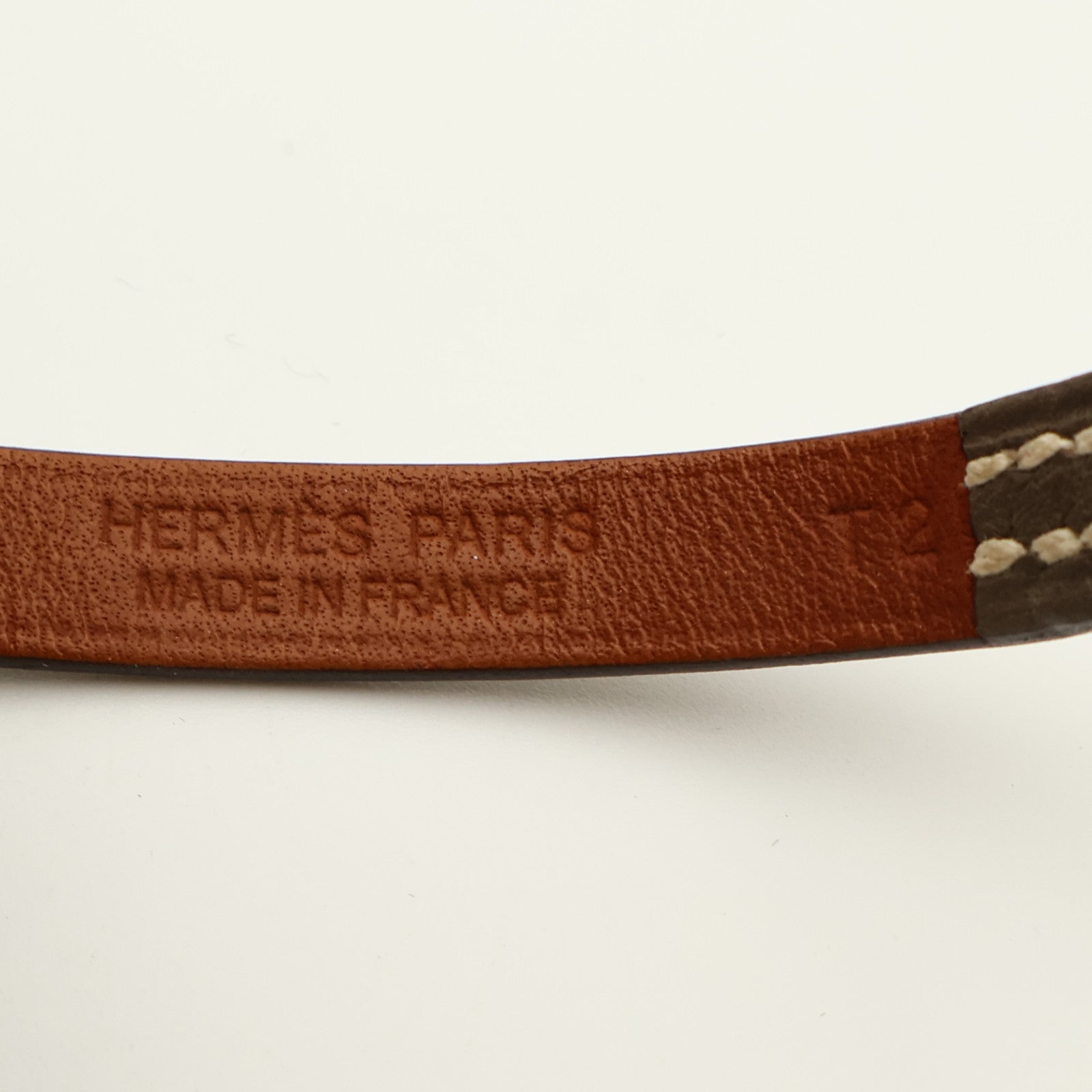 HERMES 【激減優惠】Swift皮革Rivale Mini金扣手鏈