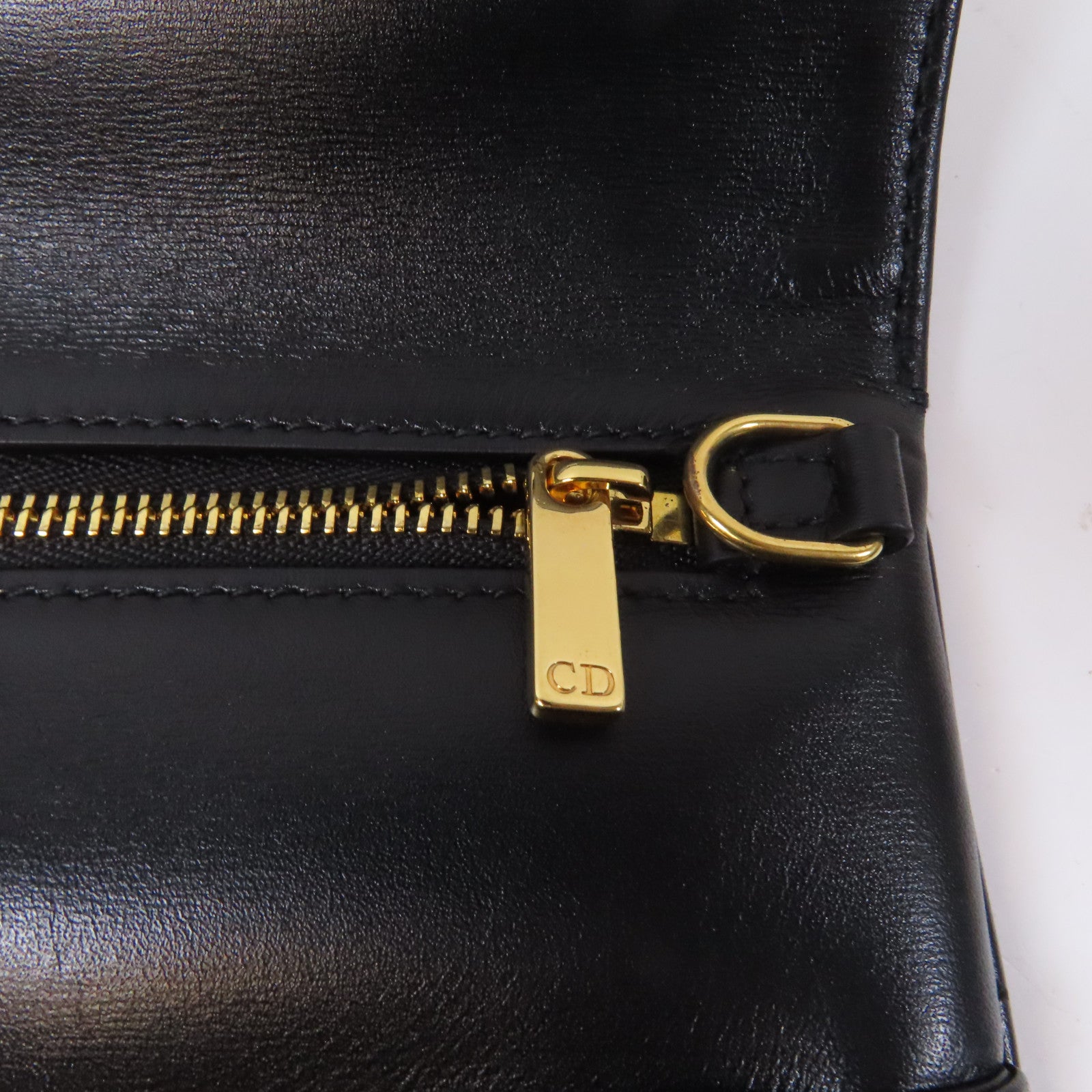 Dior Shanghai Product Double Chain Shoulder 2 Way Shoulder金扣鏈帶手挽肩背兩用袋黑色