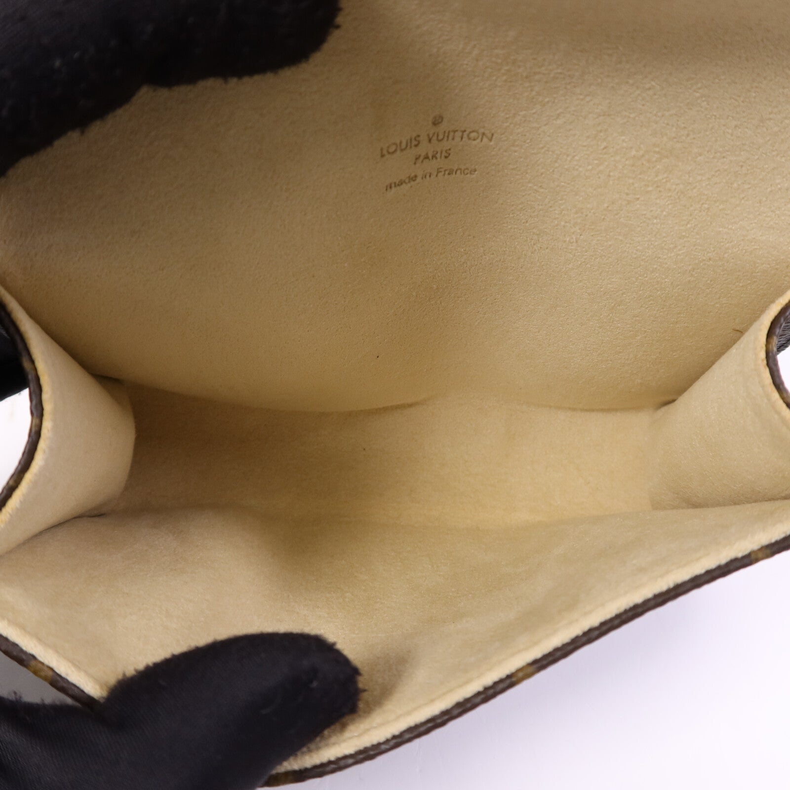 LOUIS VUITTON Monogram Pochette Florentine金扣腰包棕色