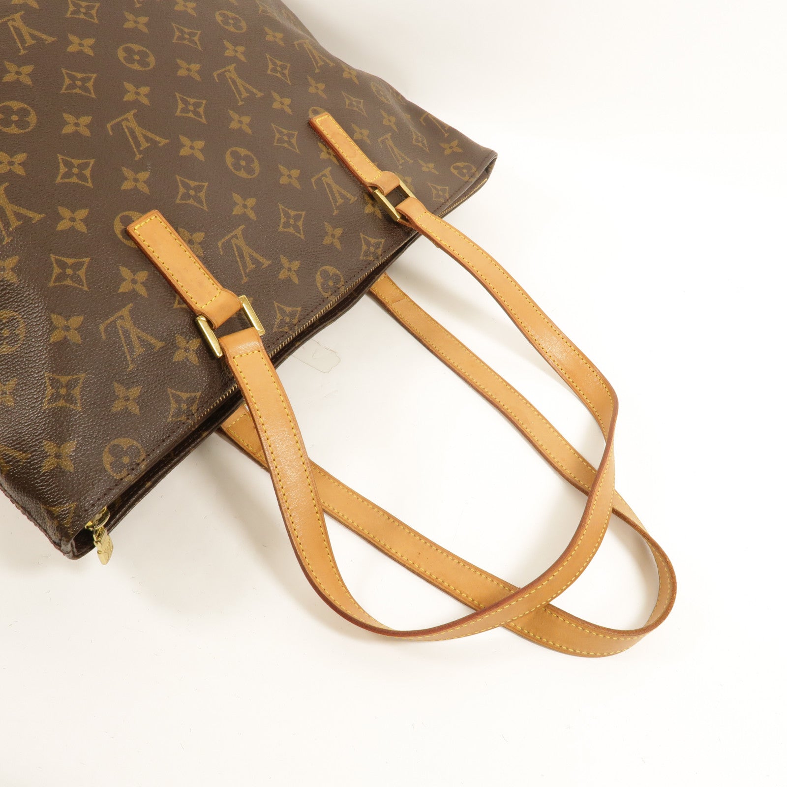 LOUIS VUITTON Monogram Cabas Alto金扣肩背袋