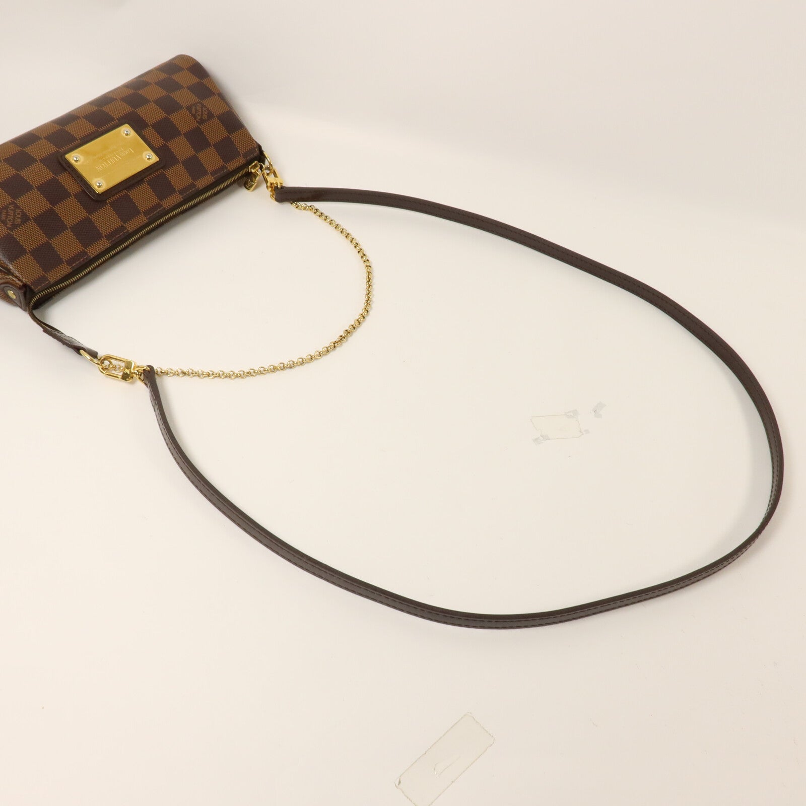 LOUIS VUITTON Damier Eva鏈帶手挽肩背兩用袋