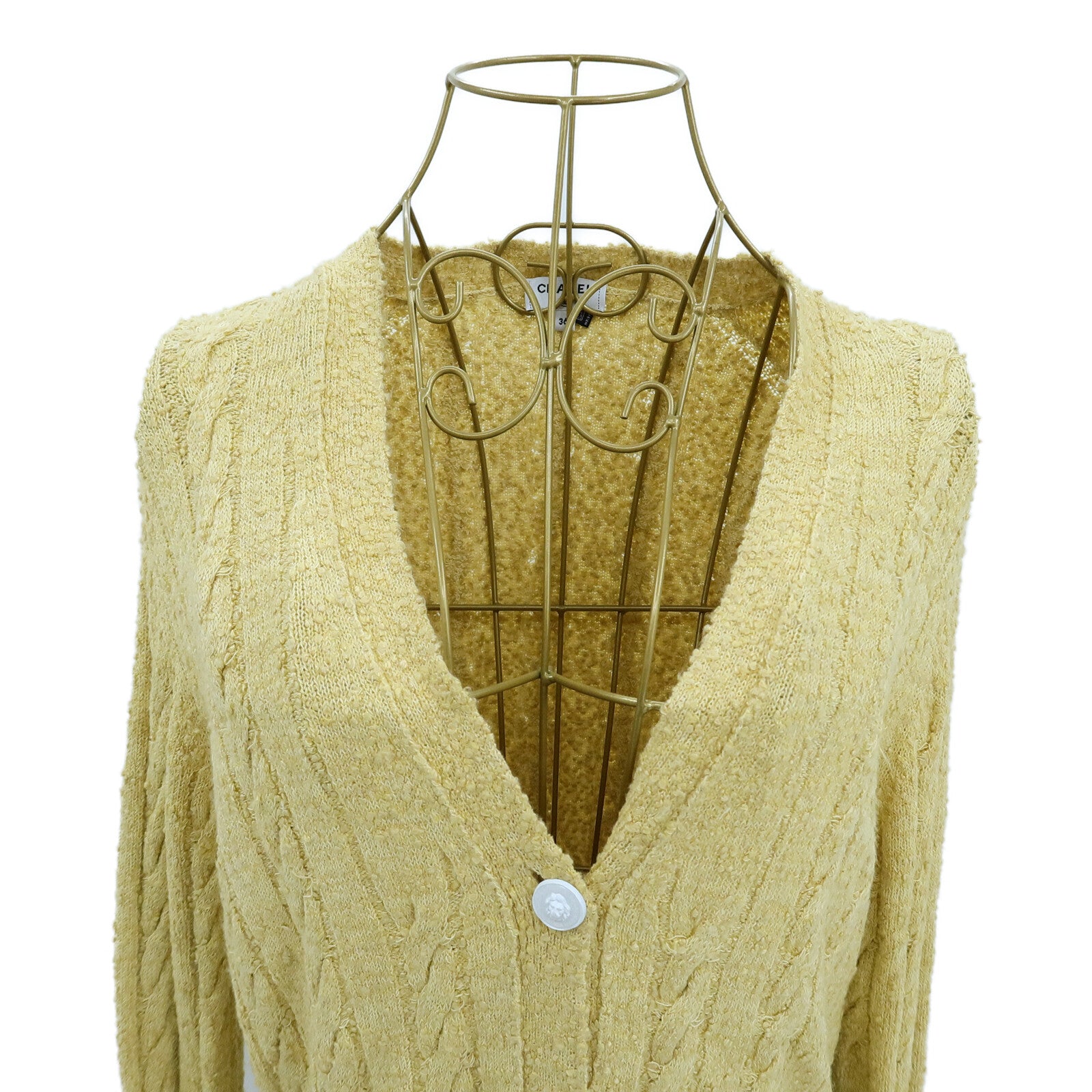 CHANEL Viscose/Cotton Long Cardigan針織