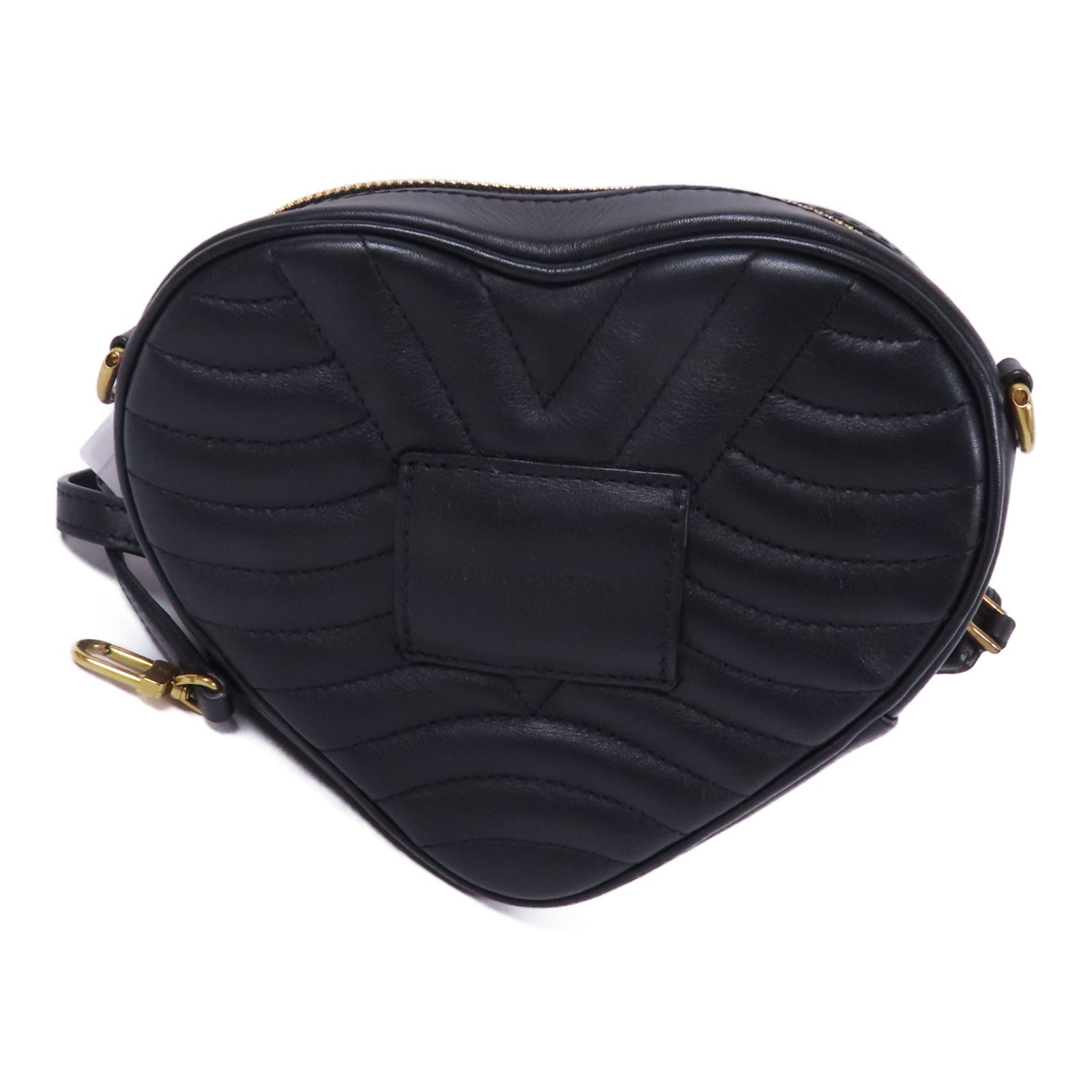 LOUIS VUITTON 牛皮皮革New Wave Heart Bag金扣肩背袋