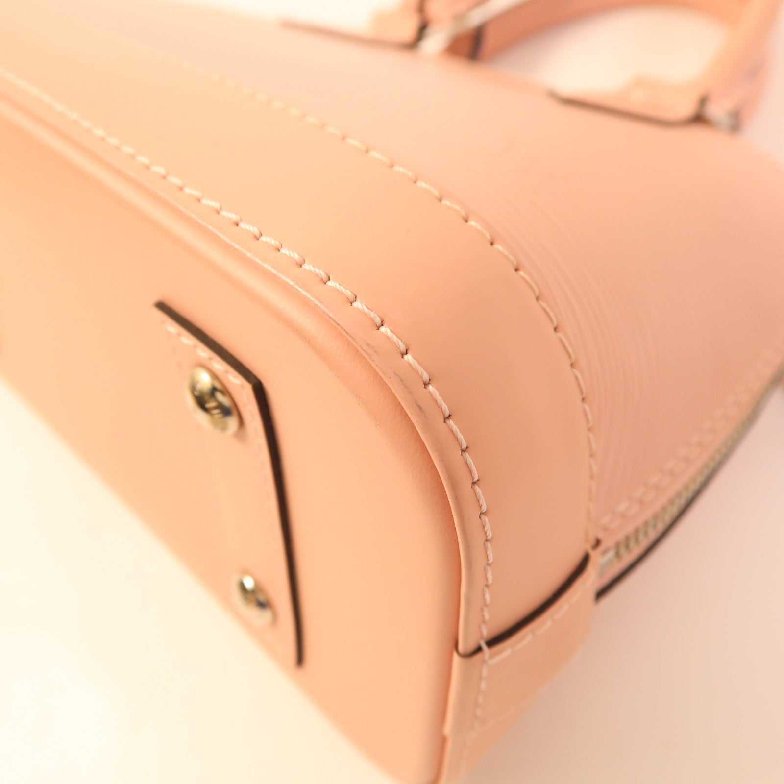 LOUIS VUITTON Epi Alma BB銀扣手挽肩背兩用袋