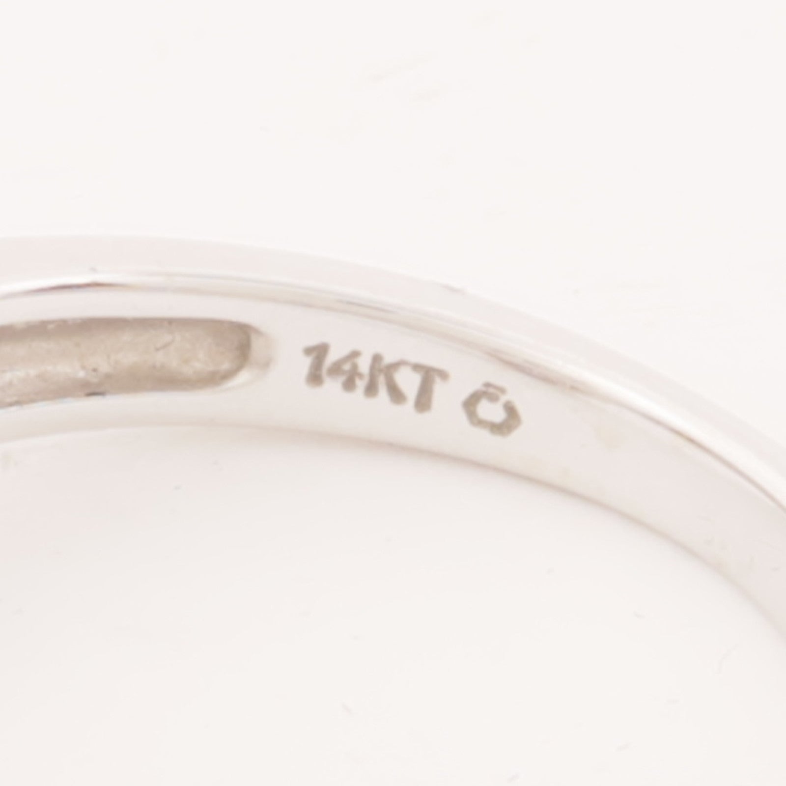JEWELRY 14K白金/鑽石Diamon Ring戒指US#5.5