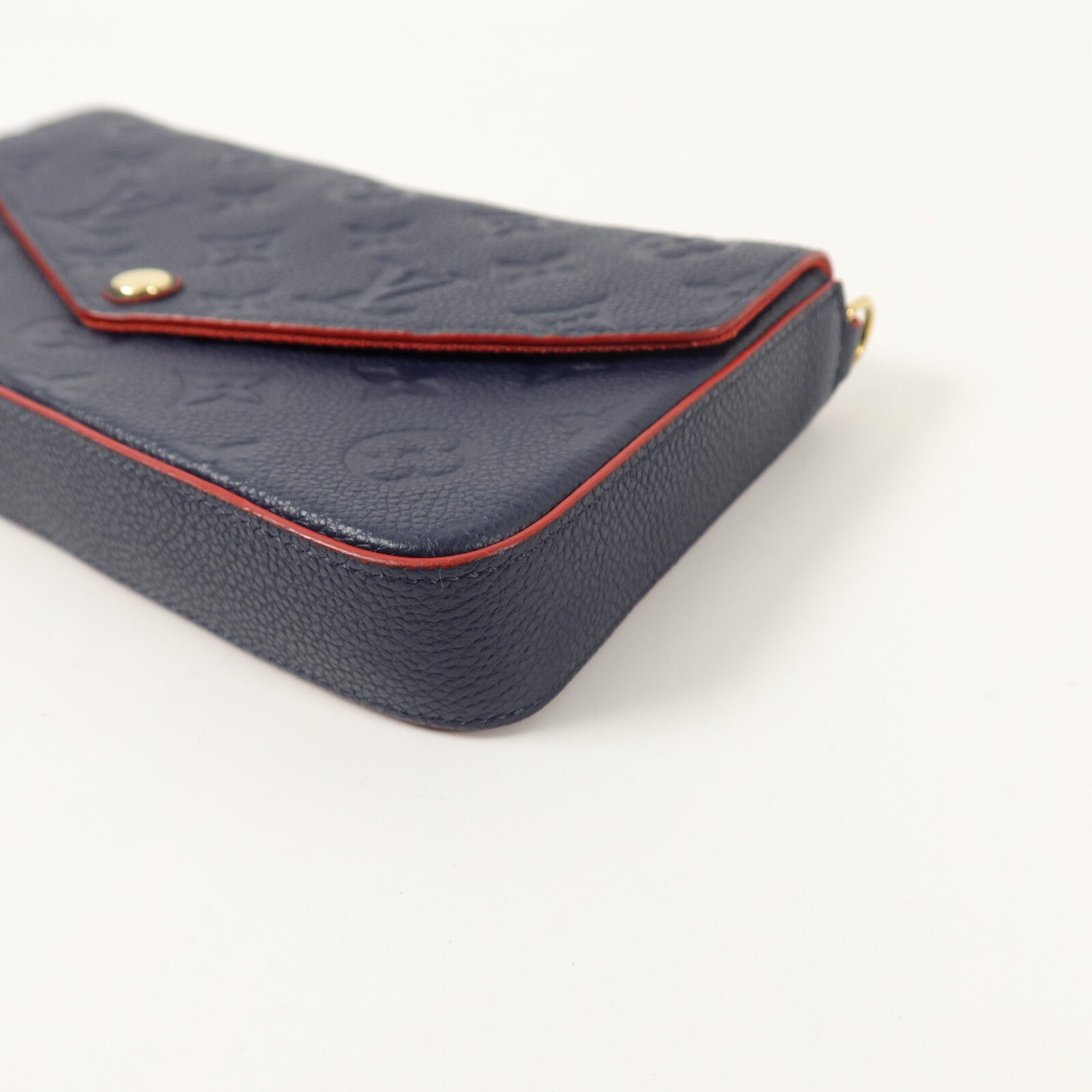 LOUIS VUITTON Monogram Empreinte Pochette Felicie鏈帶肩背袋