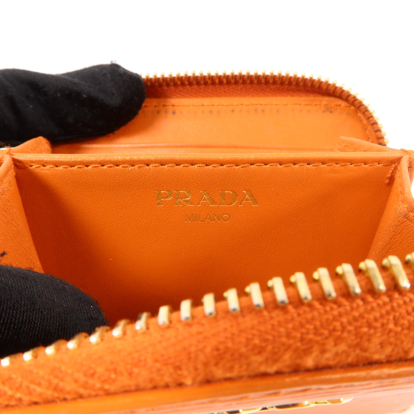 PRADA 牛皮皮革Card Case卡片套