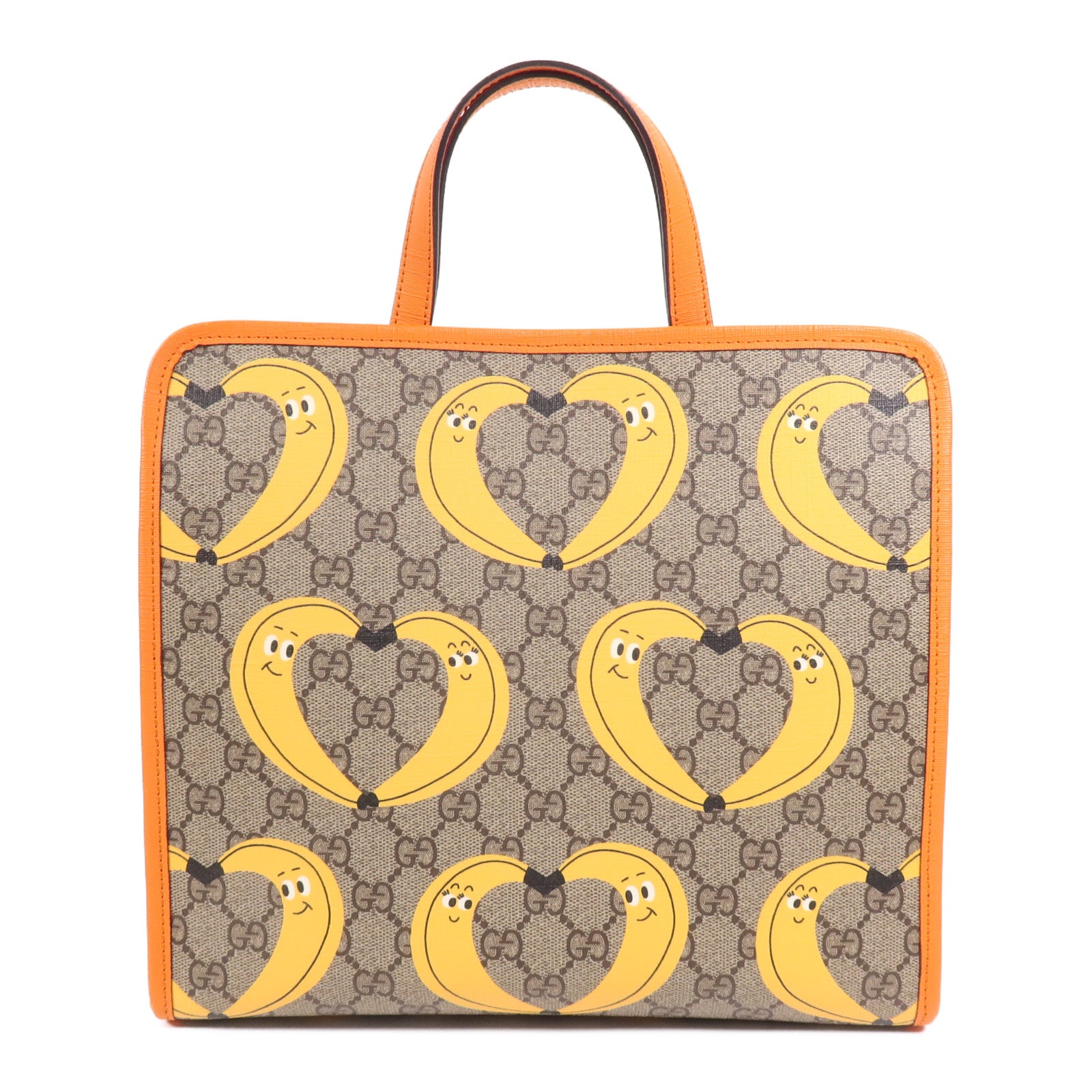 GUCCI 塗層帆布2 Way Shoulder Bag銀扣手挽肩背兩用袋