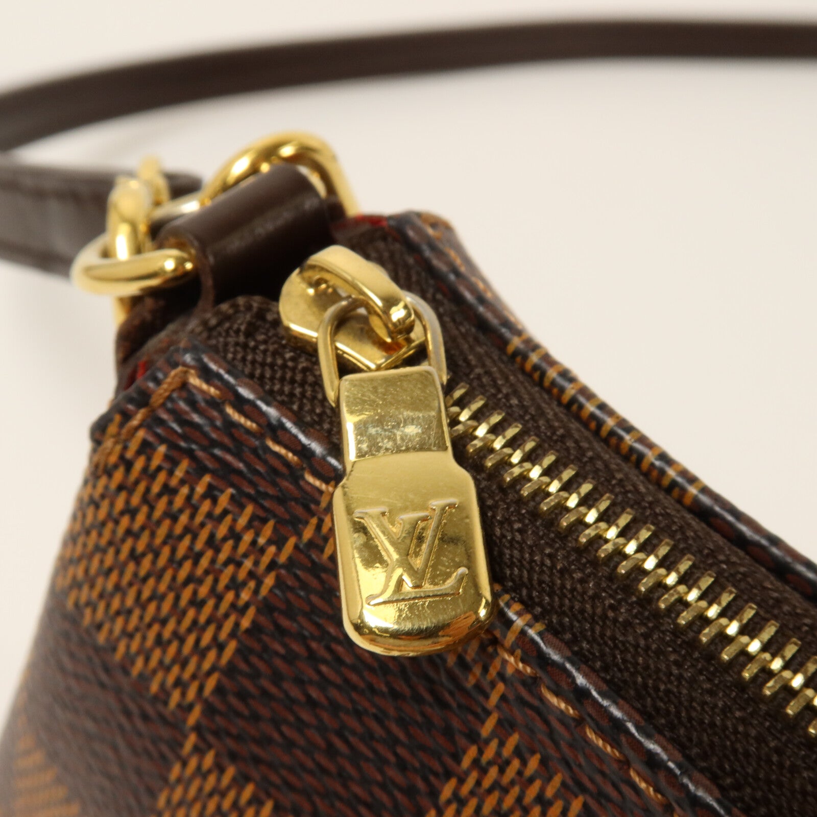 LOUIS VUITTON Damier Eva鏈帶手挽肩背兩用袋