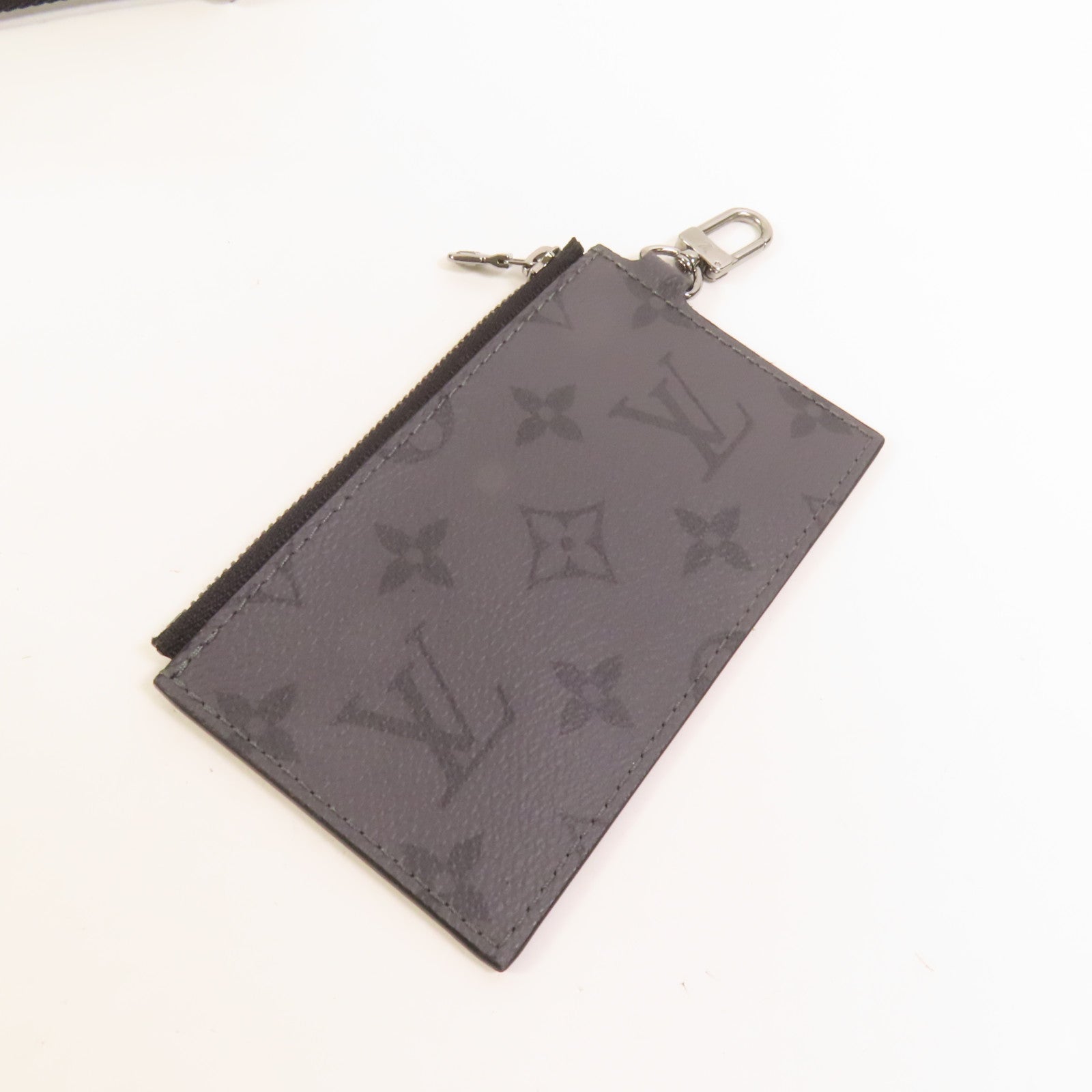 LOUIS VUITTON Monogram Eclipse Gaston銀扣肩背袋