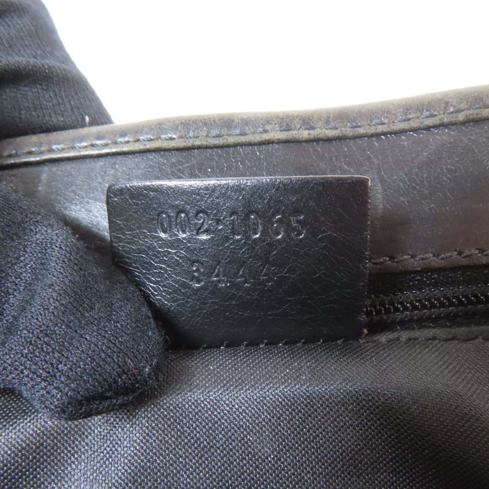GUCCI 【激減優惠】帆布Hand Bag銀扣手挽袋黑色