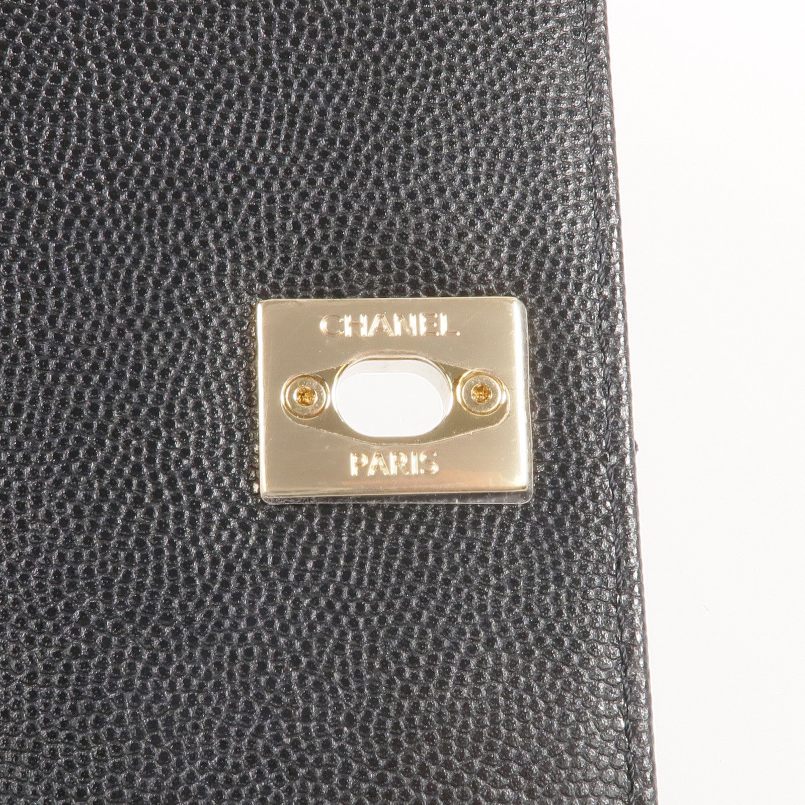 CHANEL 牛皮皮革CoCo Handle Small金扣手挽肩背兩用袋