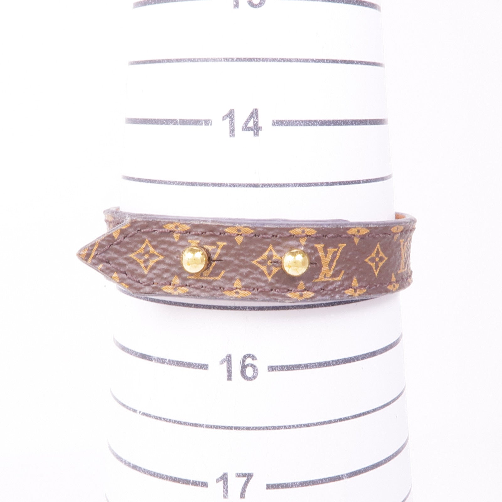 LOUIS VUITTON Monogram Essential V Bracelet Bracelet金扣手鐲