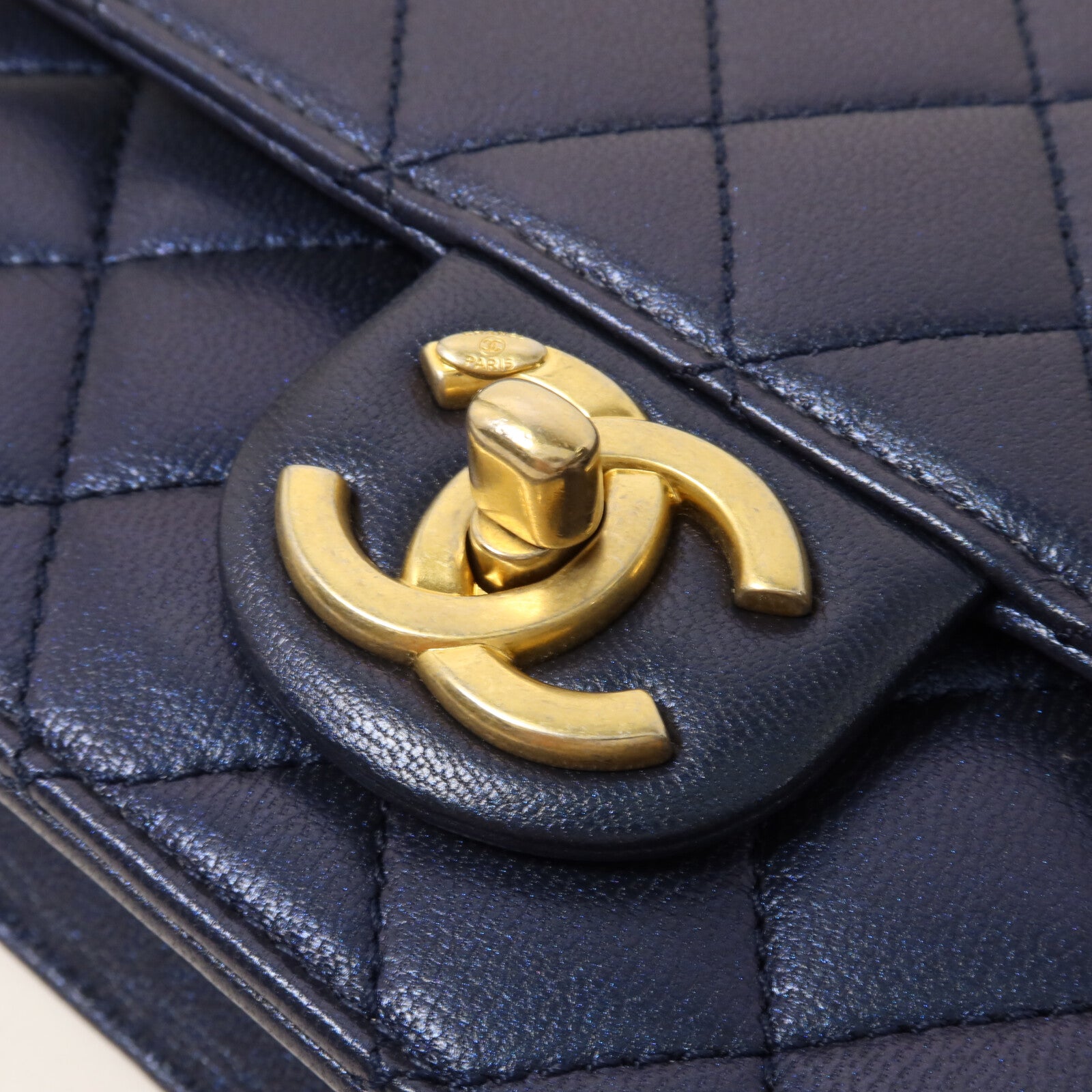 CHANEL 牛皮皮革Chain Shoulder鏈帶肩背袋
