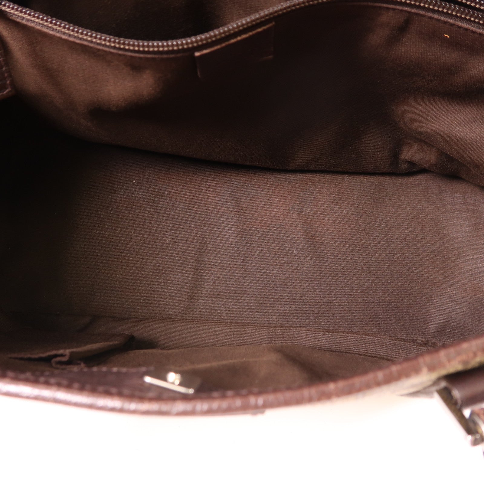 GUCCI SHW Tote Bag 114595 Coated Canvas Brown