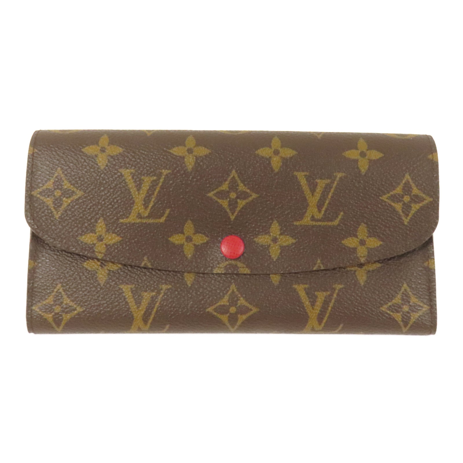 LOUIS VUITTON Monogram Emilie Long Wallet金扣長錢包