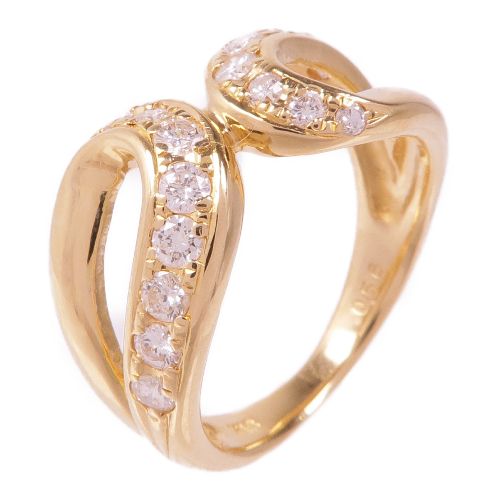 JEWELRY 18K玫瑰金Diamond Ring鑽石戒指US#6