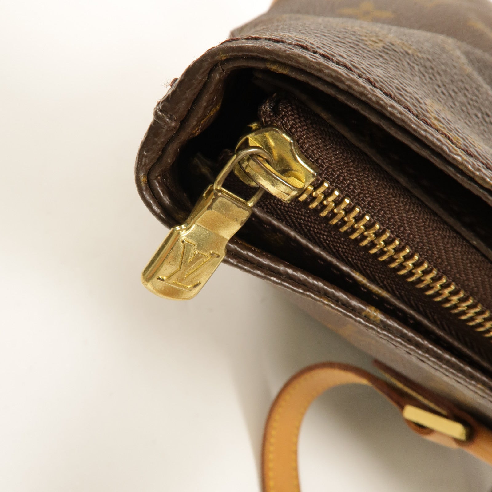 LOUIS VUITTON Monogram Cabas Alto金扣肩背袋
