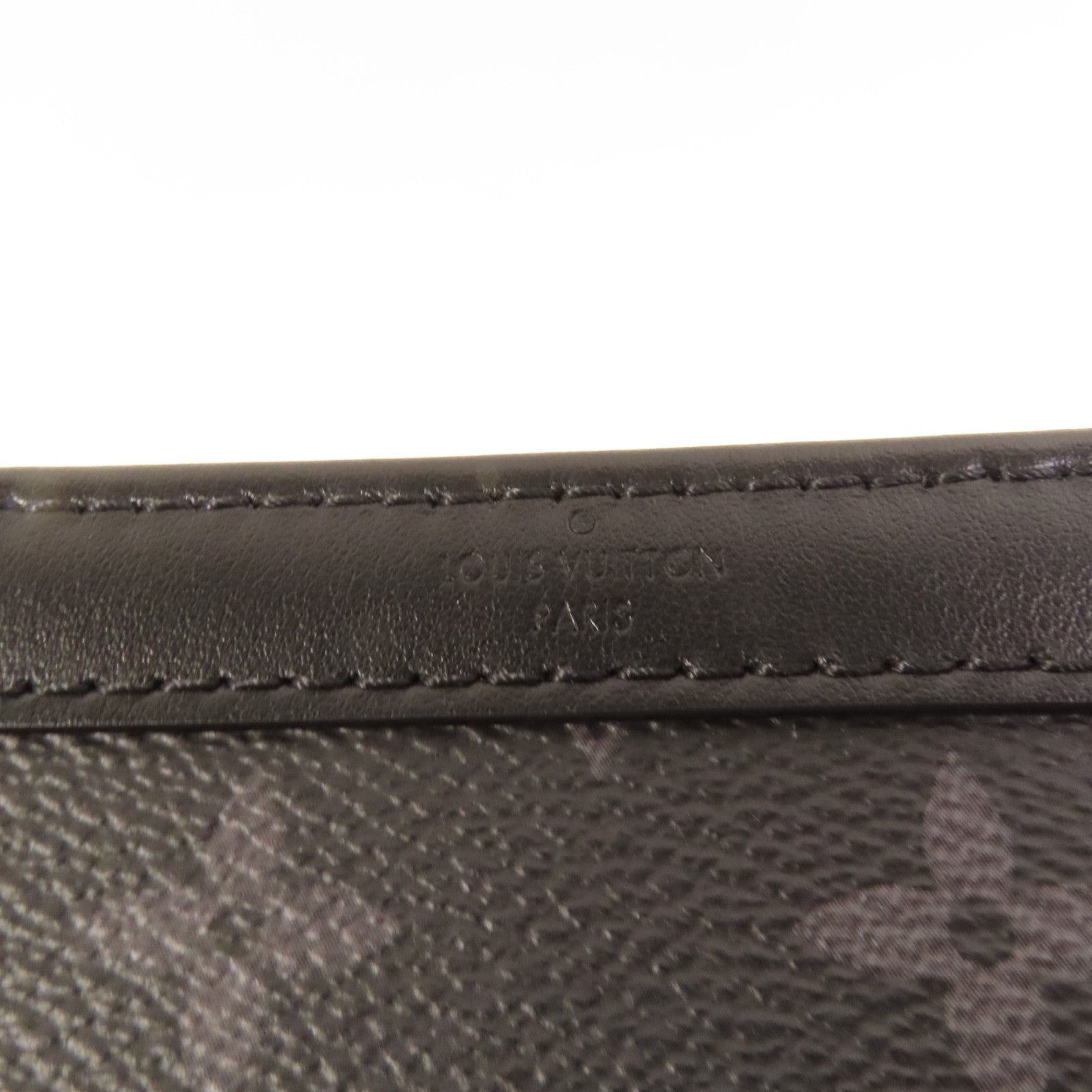 LOUIS VUITTON Monogram Eclipse Gaston銀扣肩背袋