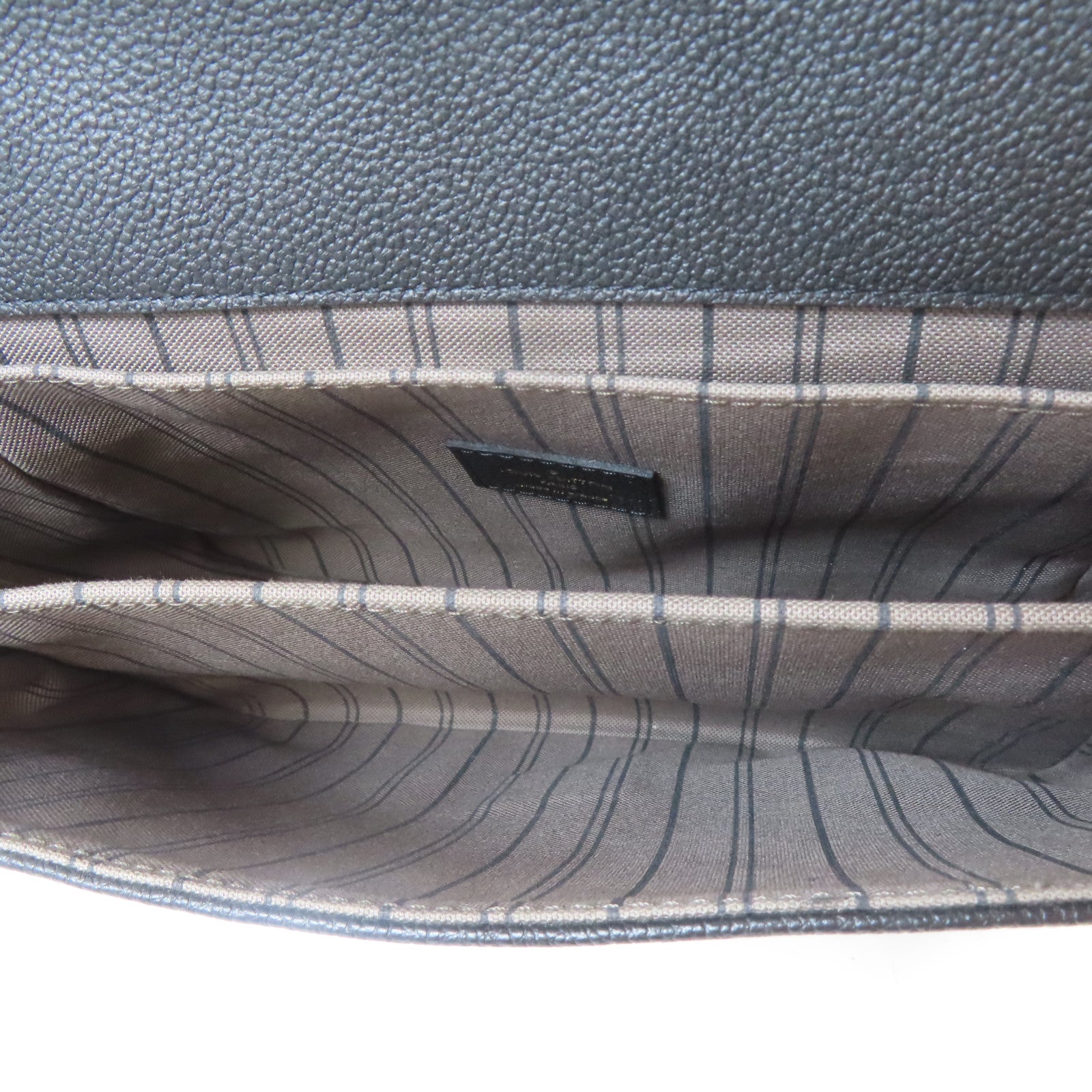 LOUIS VUITTON Monogram Empreinte Pochette Metis金扣手挽肩背兩用袋黑色