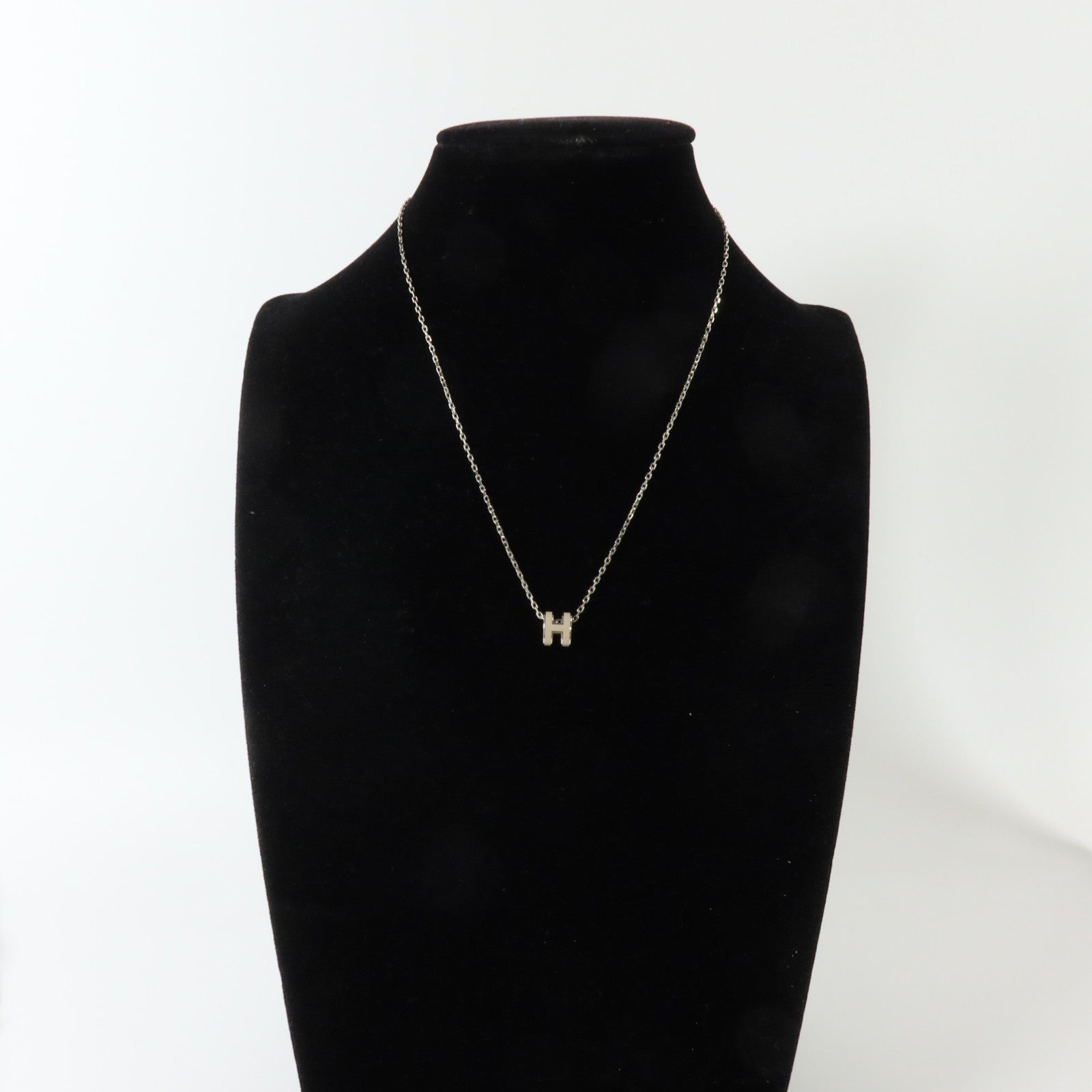 HERMES 金屬/琺瑯Mini Pop H Necklacex項鏈