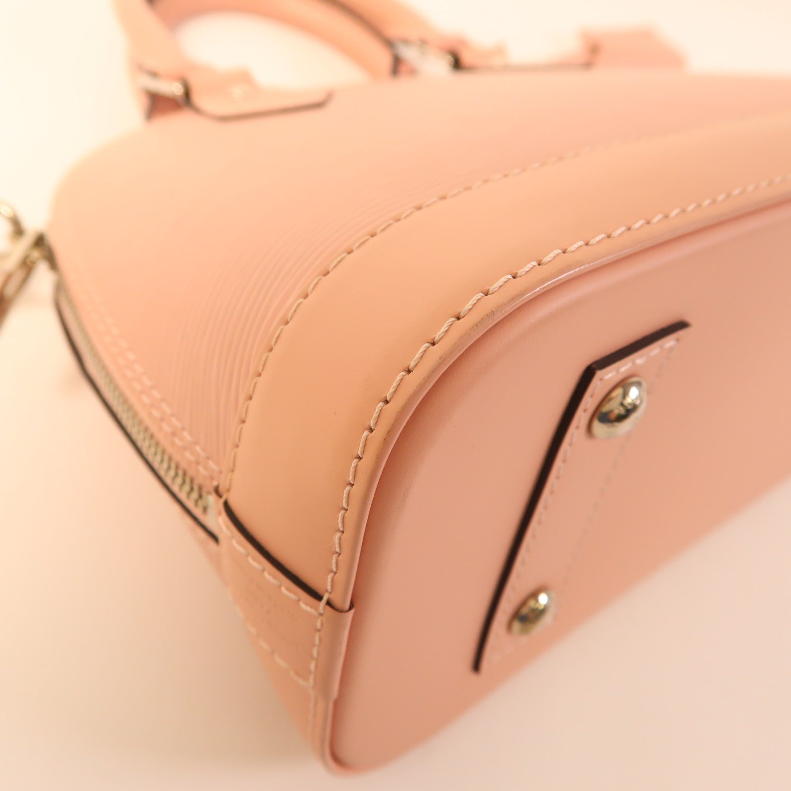 LOUIS VUITTON Epi Alma BB銀扣手挽肩背兩用袋