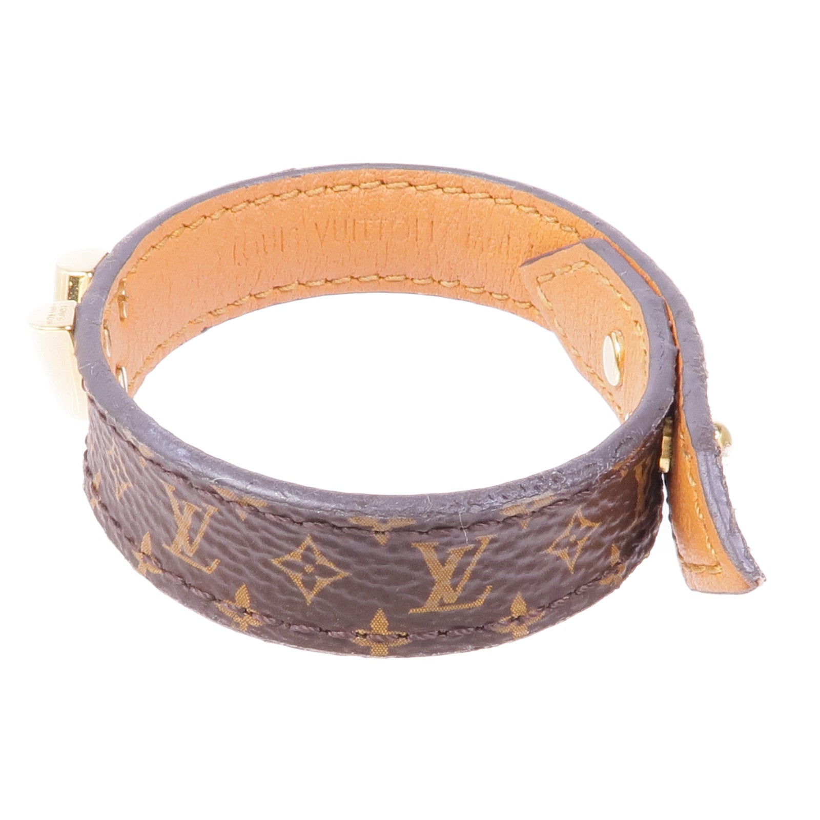 LOUIS VUITTON Monogram Essential V Bracelet Bracelet金扣手鐲