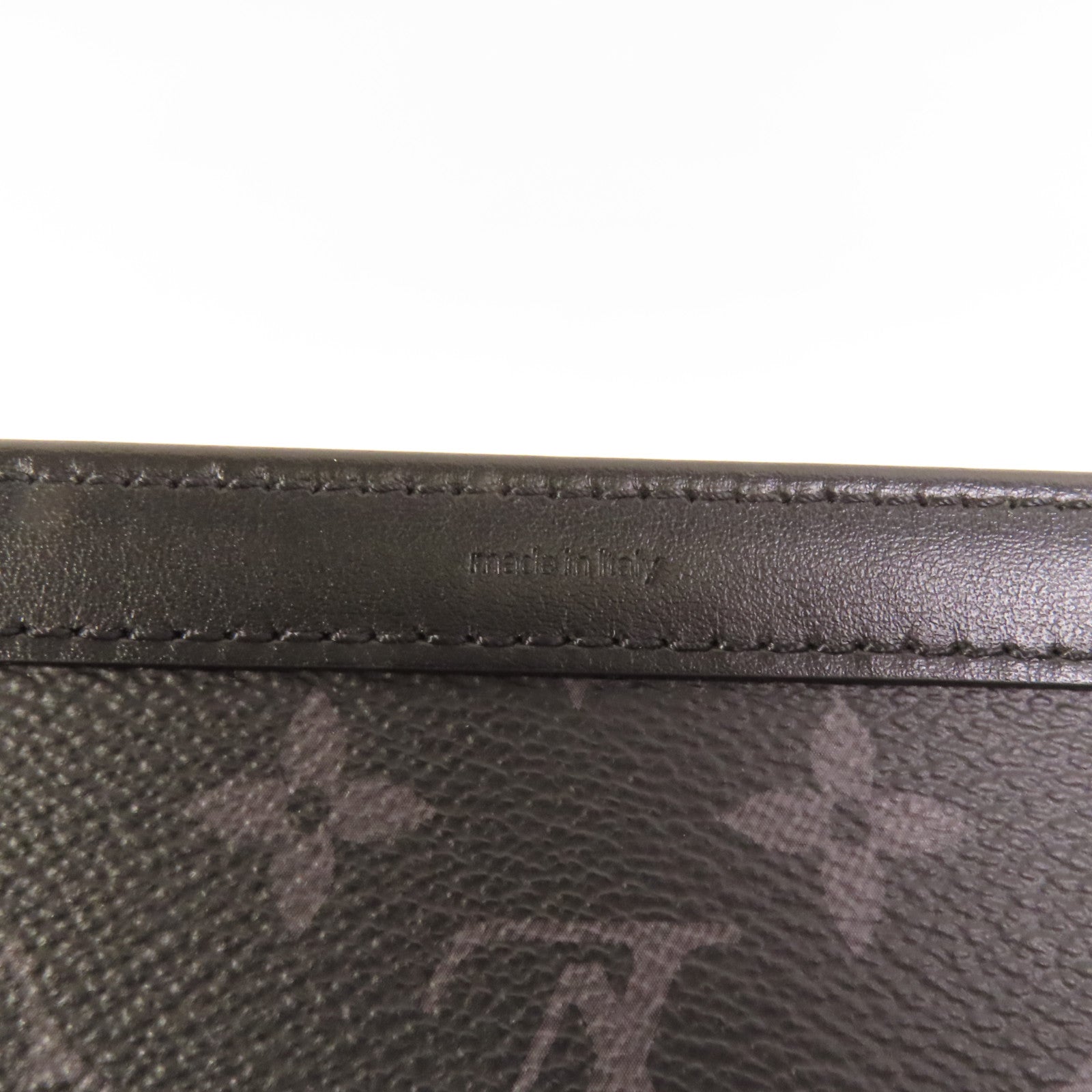 LOUIS VUITTON Monogram Eclipse Gaston銀扣肩背袋