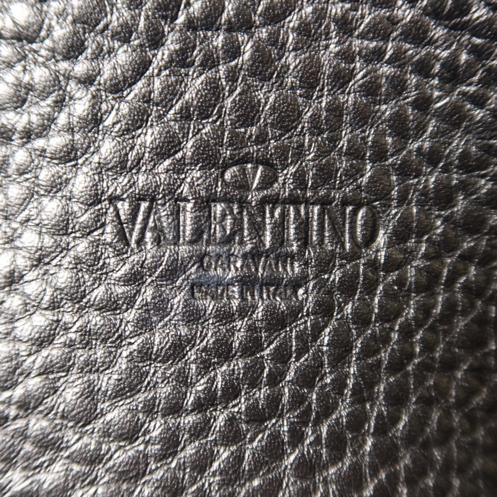Valentino 【激減優惠】牛皮皮革2 Way Shoulder金扣手挽肩背兩用袋