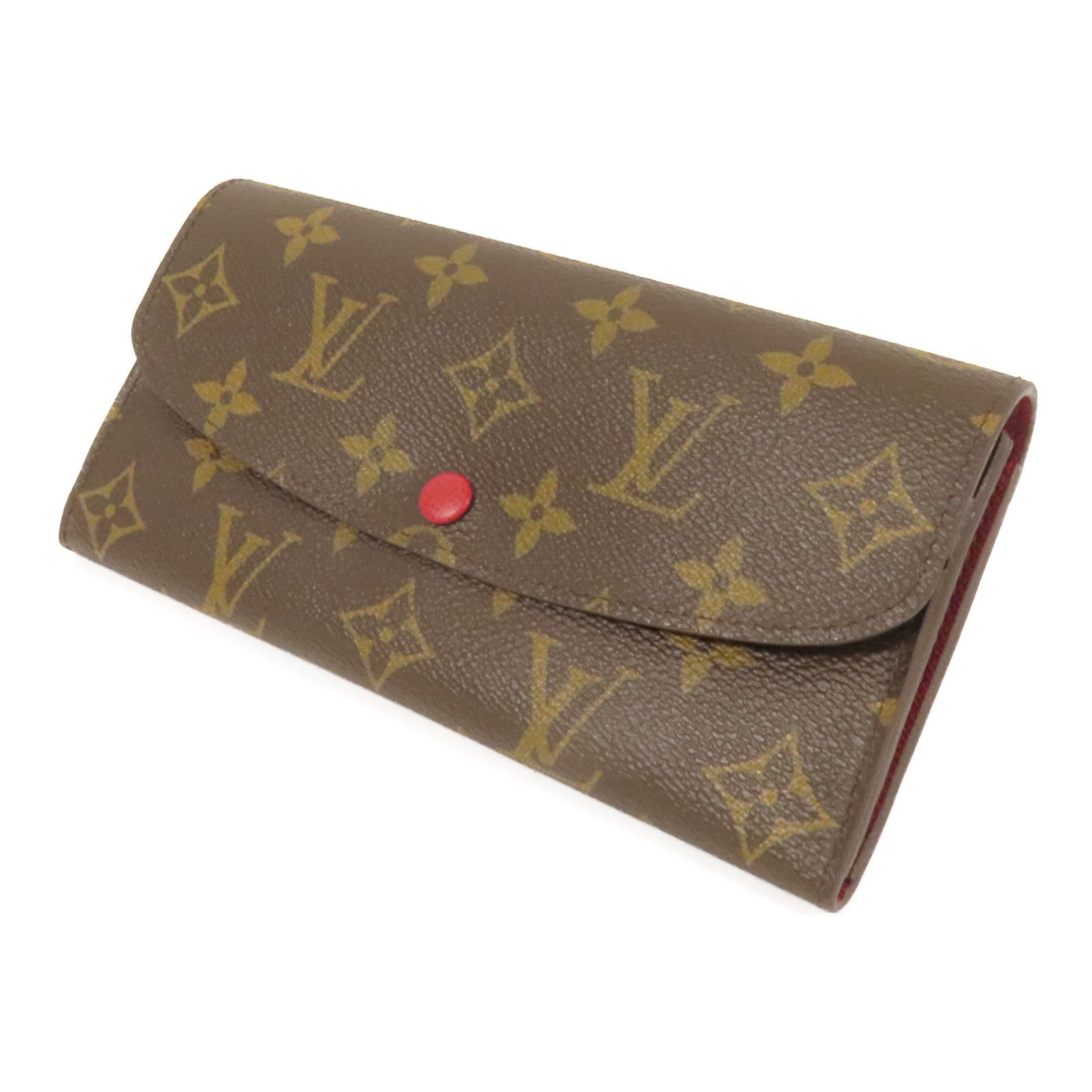 LOUIS VUITTON Monogram Emilie Long Wallet金扣長錢包