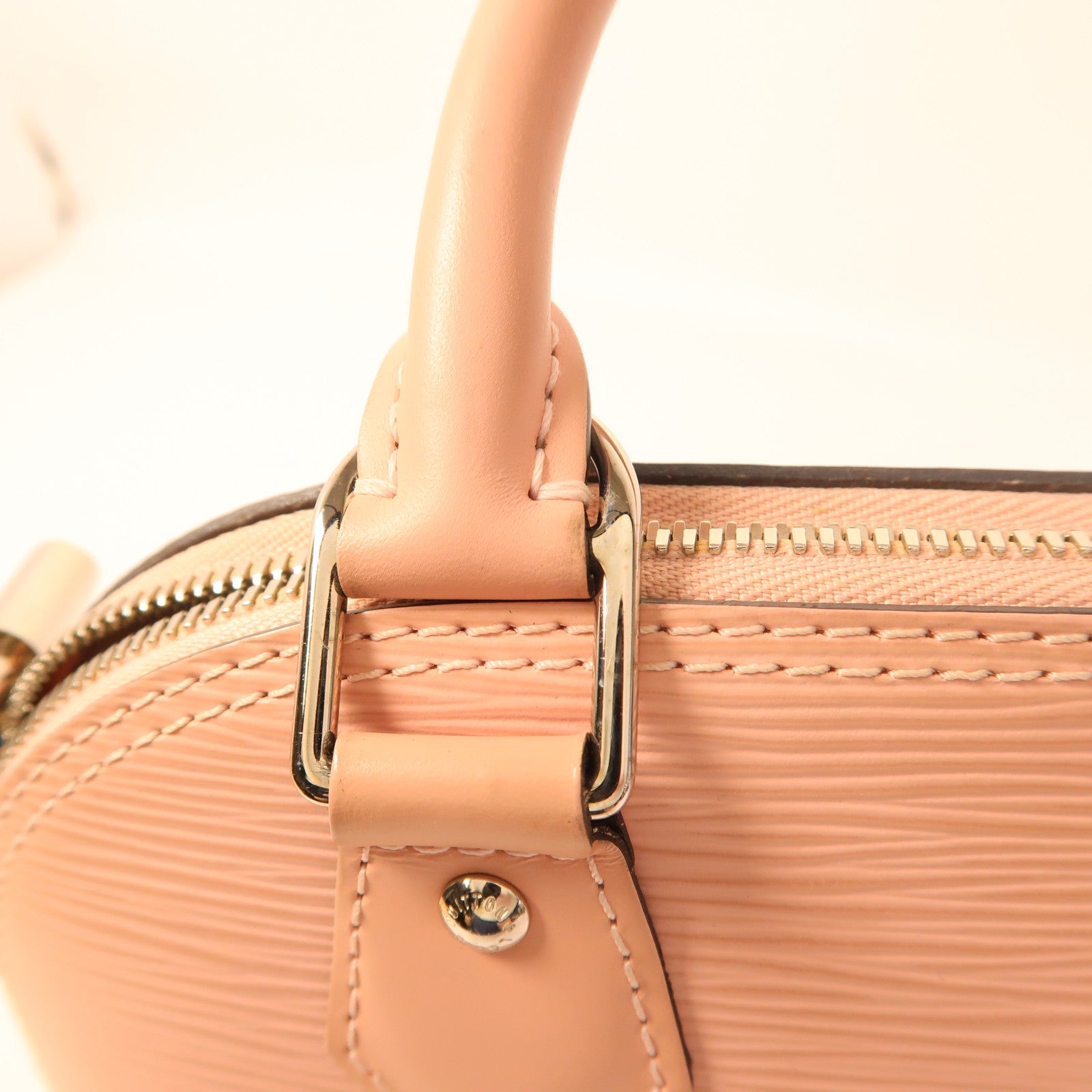 LOUIS VUITTON Epi Alma BB銀扣手挽肩背兩用袋