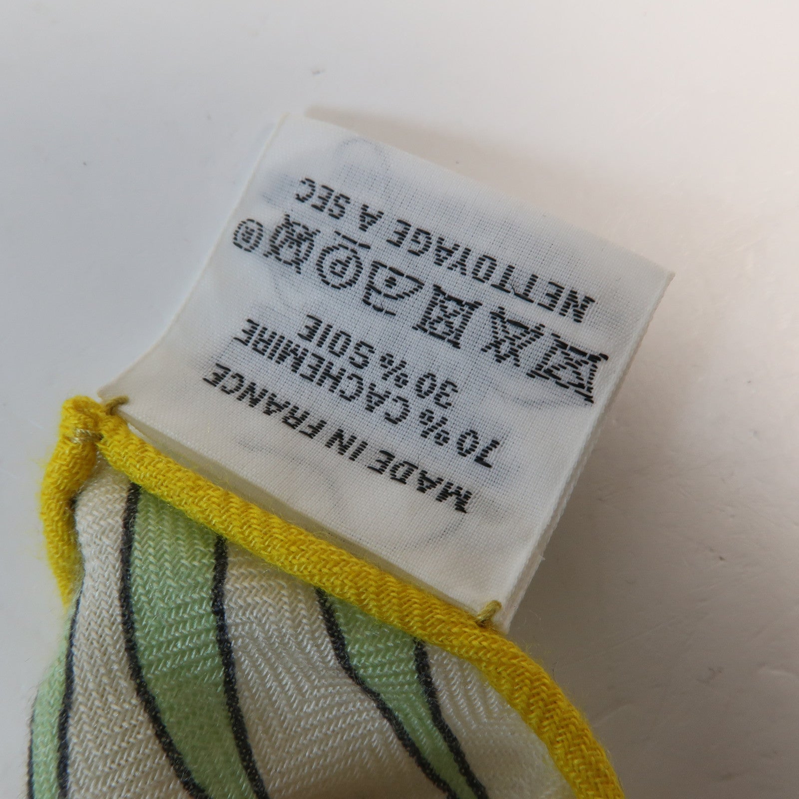 HERMES 羊絨Scarf圍巾Blue/Green