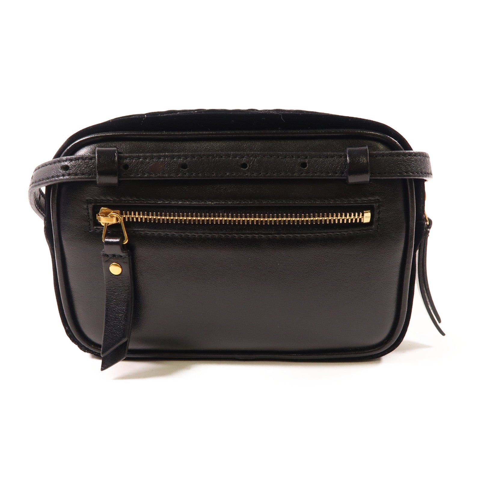 YVES SAINT LAURENT 絨布Lou Belt Bag金扣腰包