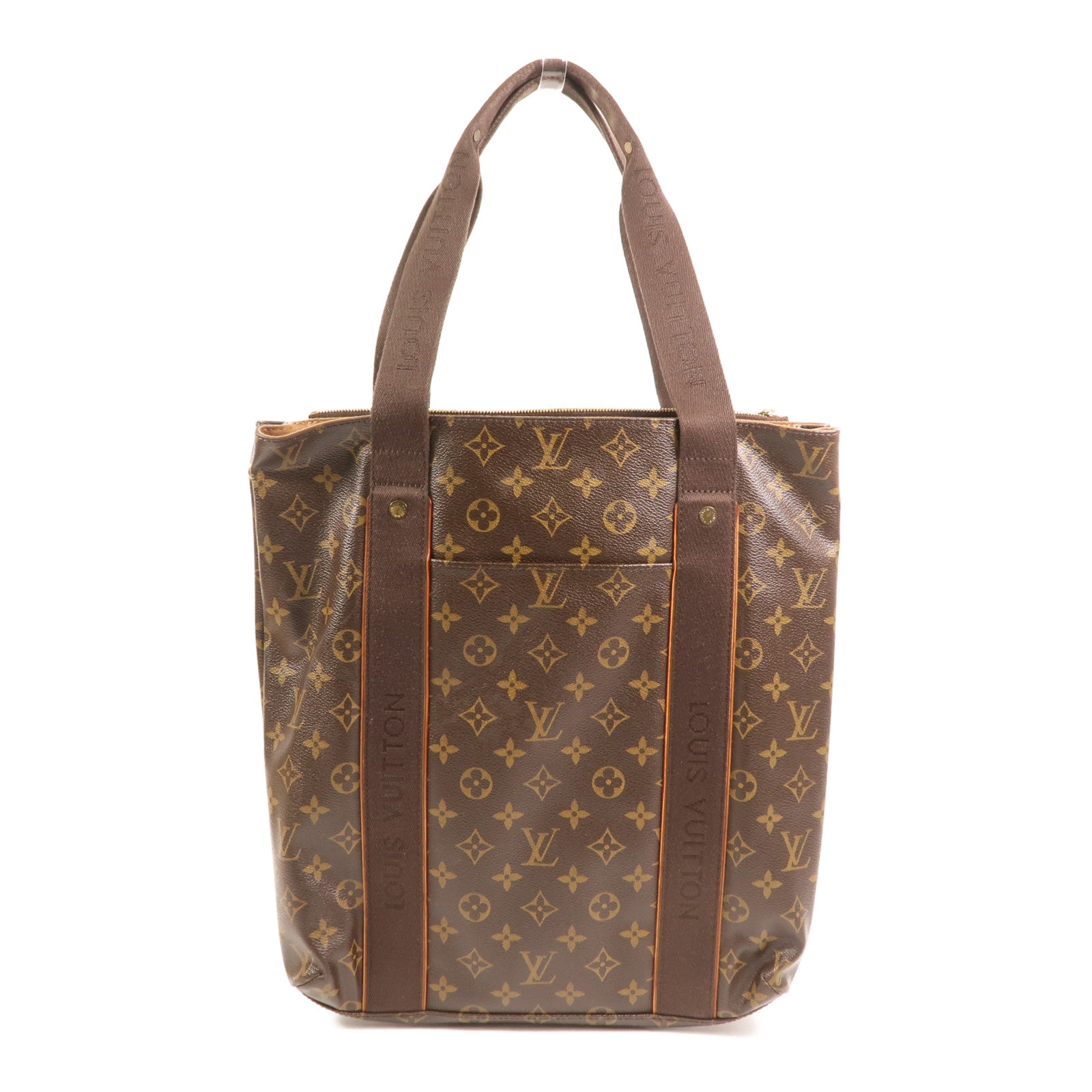 LOUIS VUITTON Monogram Cabas Beaubourg金扣手挽袋