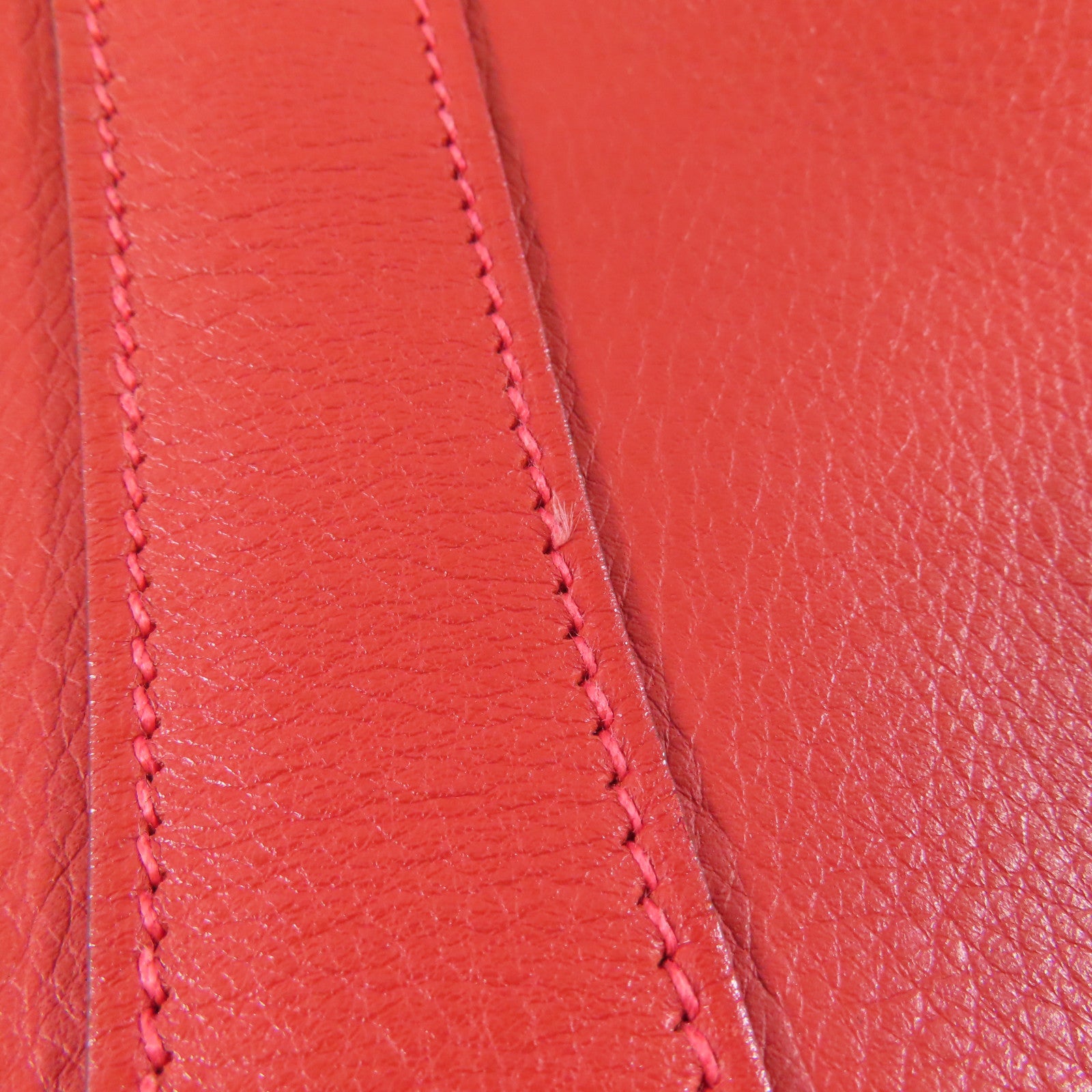 HERMES 皮革Twilly Garden Party TPM手挽袋Vermillon
