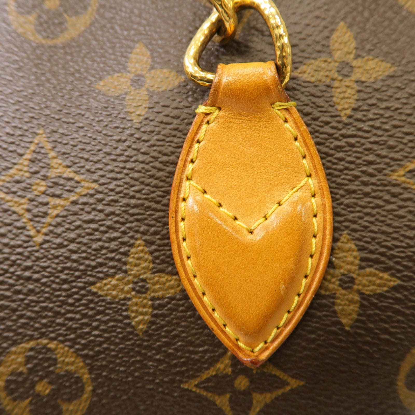 LOUIS VUITTON 【激減優惠】Monogram Lockit Chain金扣手挽袋啡色