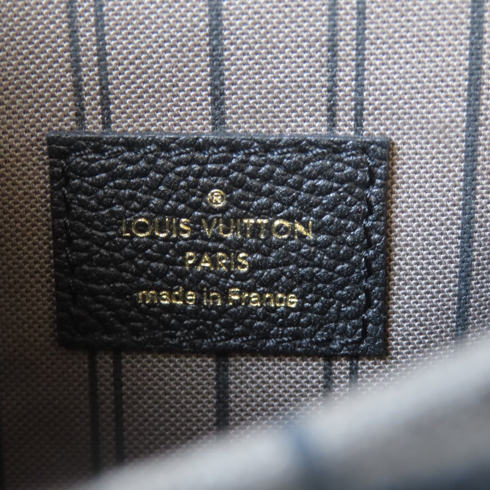 LOUIS VUITTON Monogram Empreinte Pochette Metis金扣手挽肩背兩用袋黑色