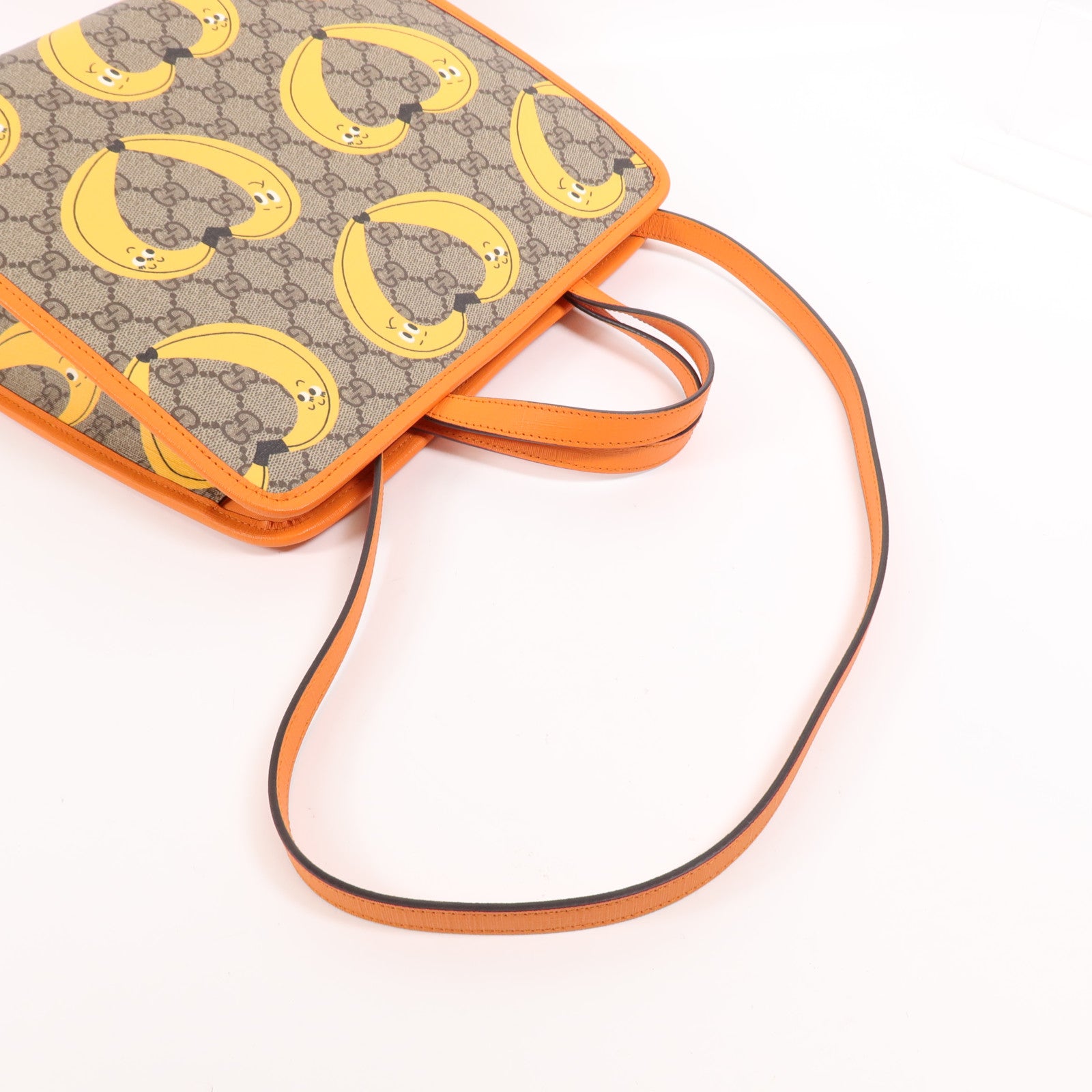 GUCCI 塗層帆布2 Way Shoulder Bag銀扣手挽肩背兩用袋