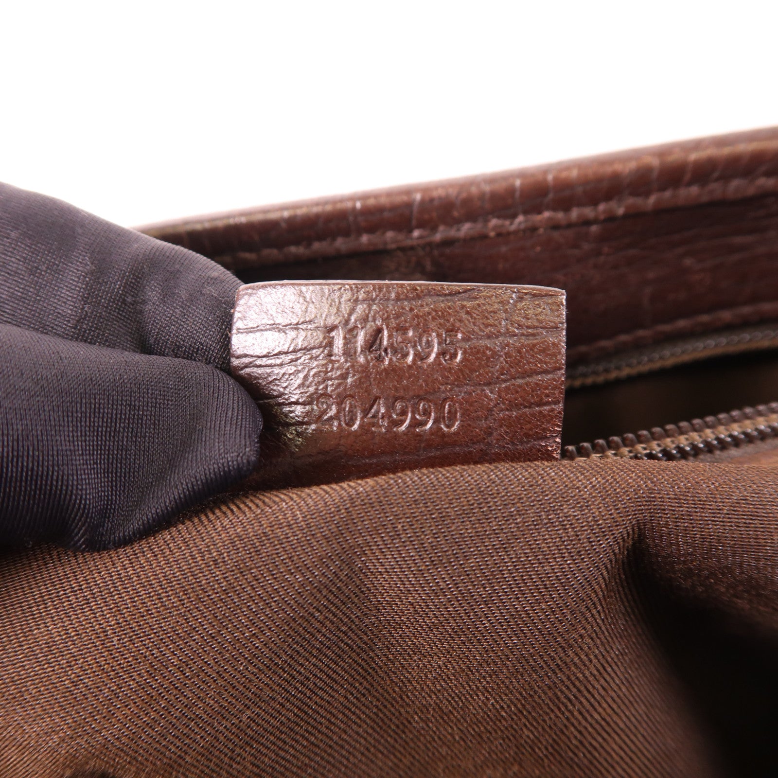 GUCCI SHW Tote Bag 114595 Coated Canvas Brown