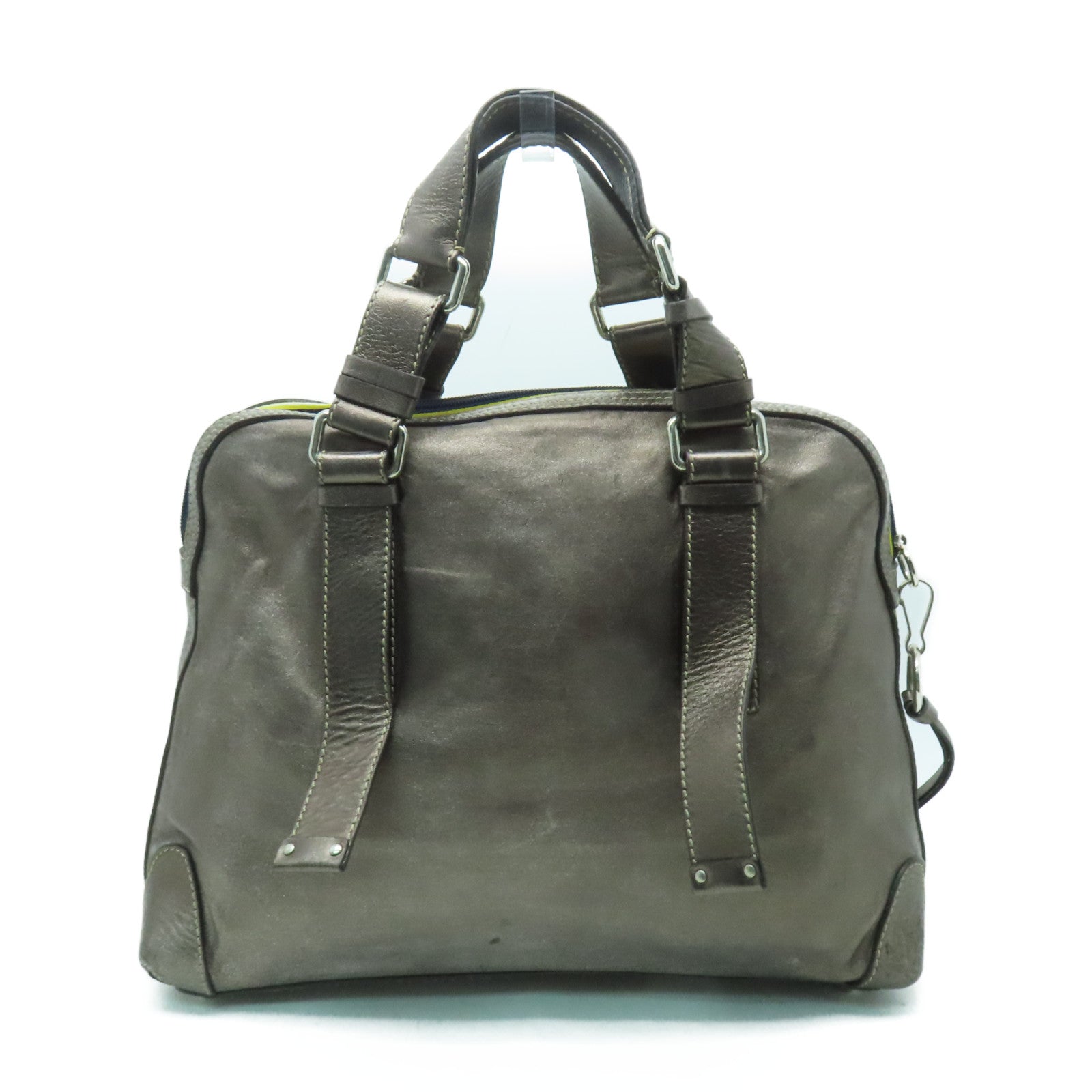 Chloe 【激減優惠】羊皮皮革Shoulder Bag銀扣肩背袋銅色