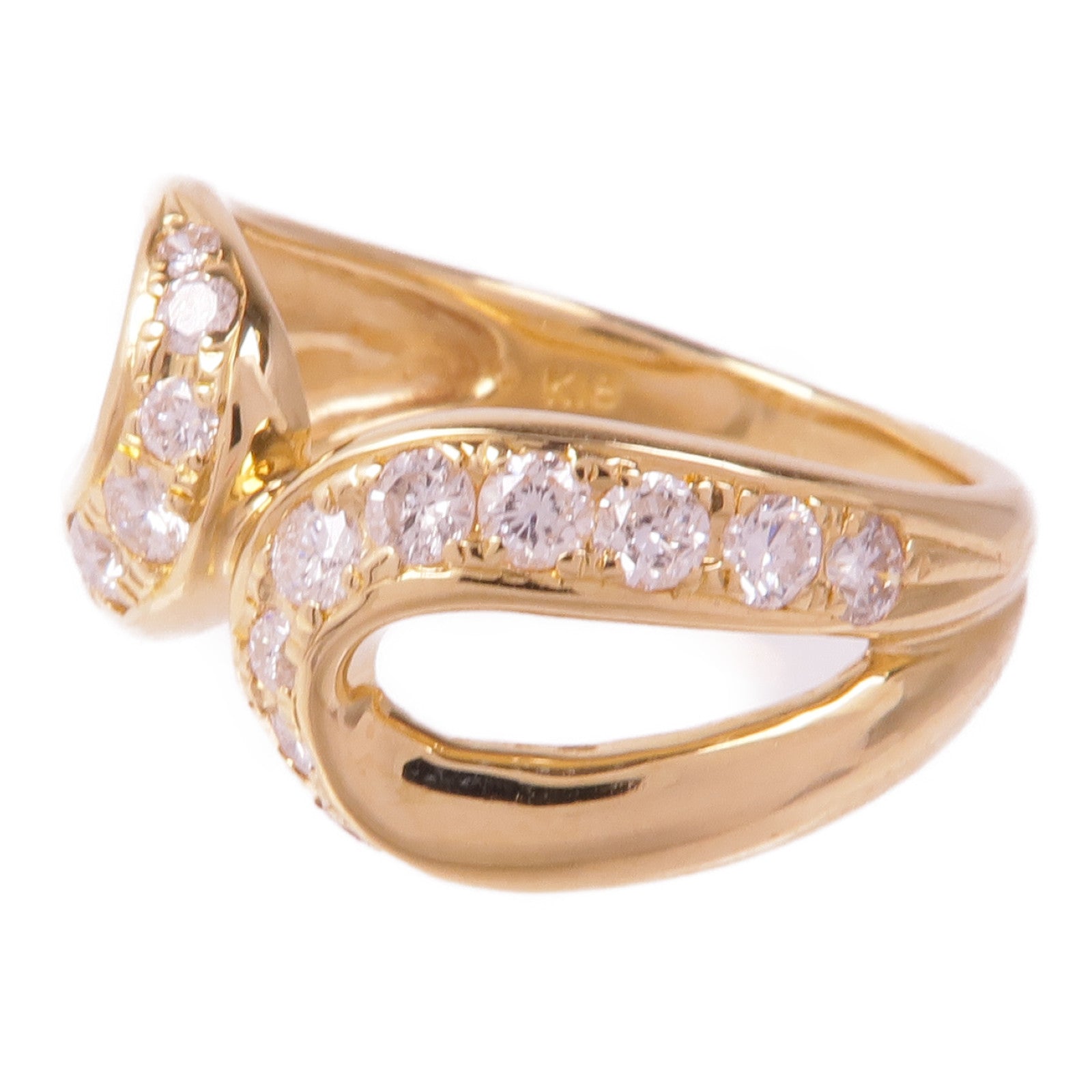 JEWELRY 18K玫瑰金Diamond Ring鑽石戒指US#6