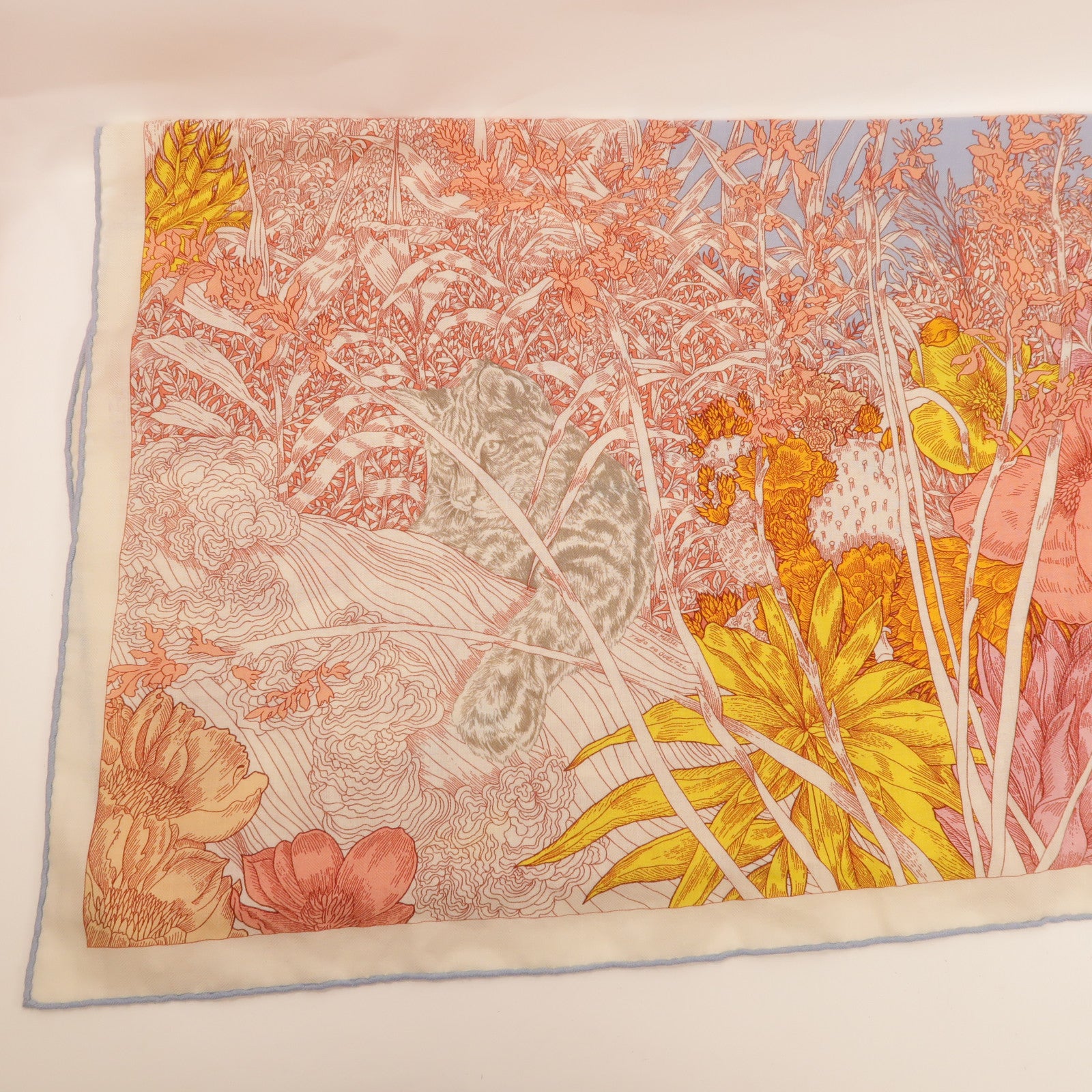 HERMES 羊絨/絲質Scarf圍巾