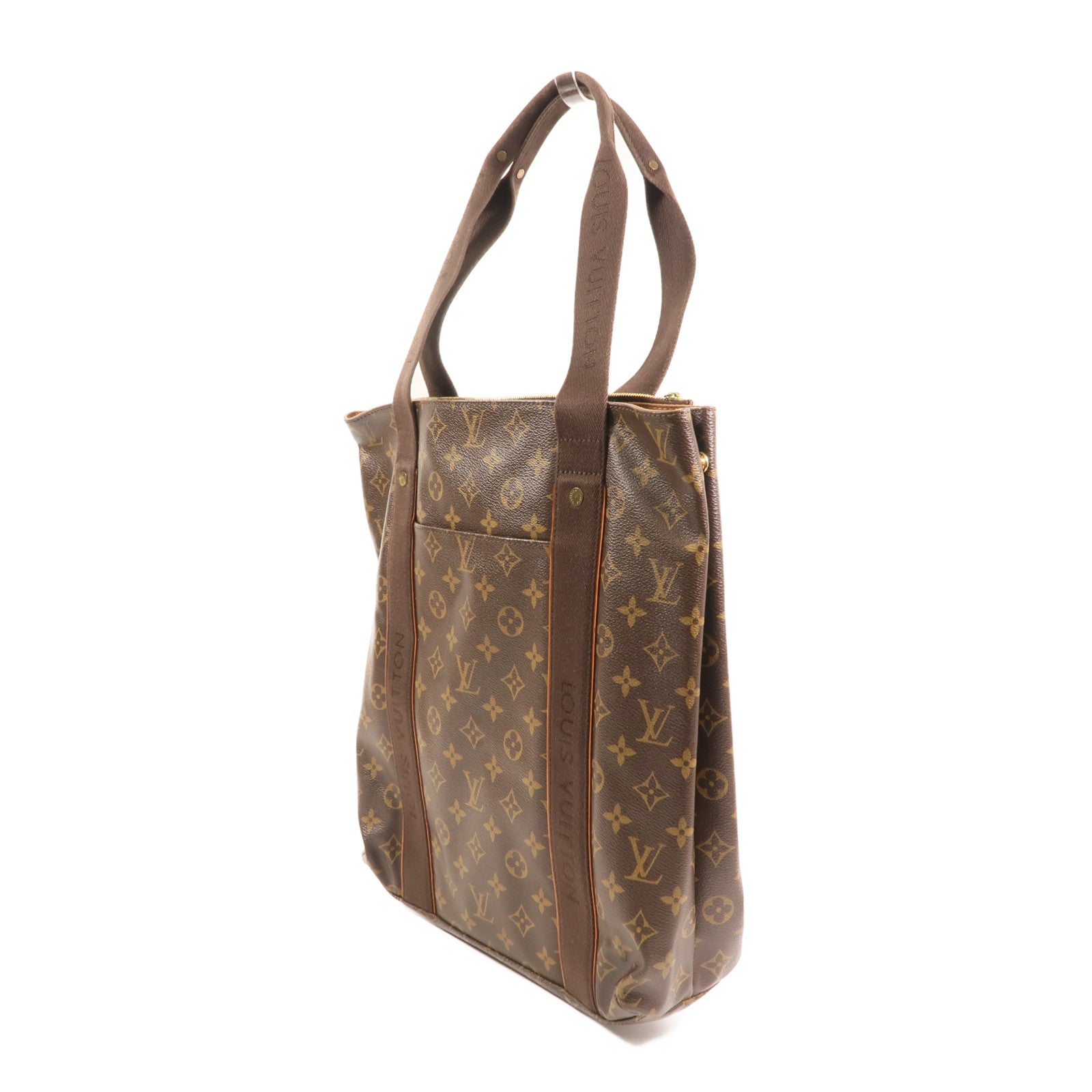 LOUIS VUITTON Monogram Cabas Beaubourg金扣手挽袋