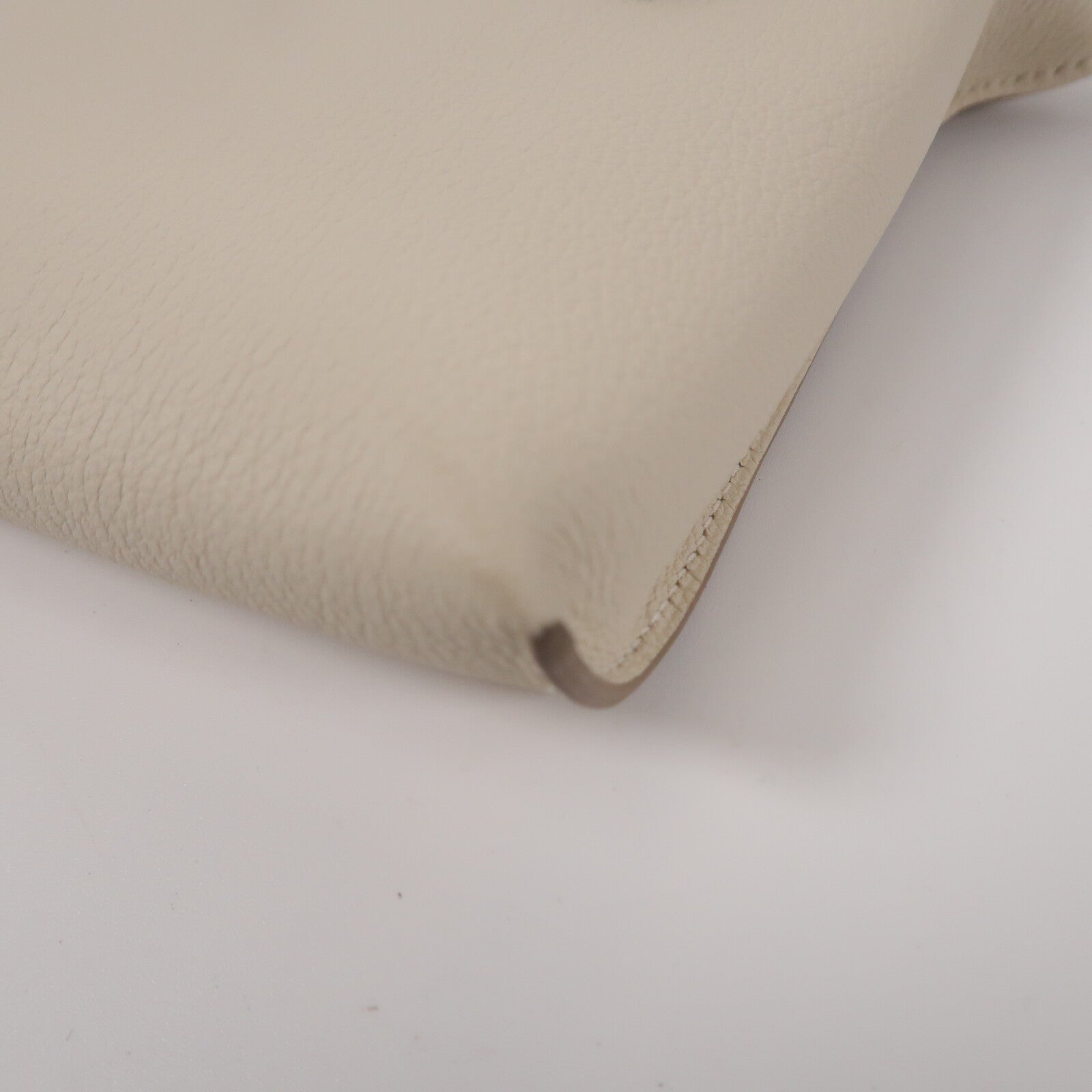 HERMES Evercolor皮革Videpoches肩背袋Craie