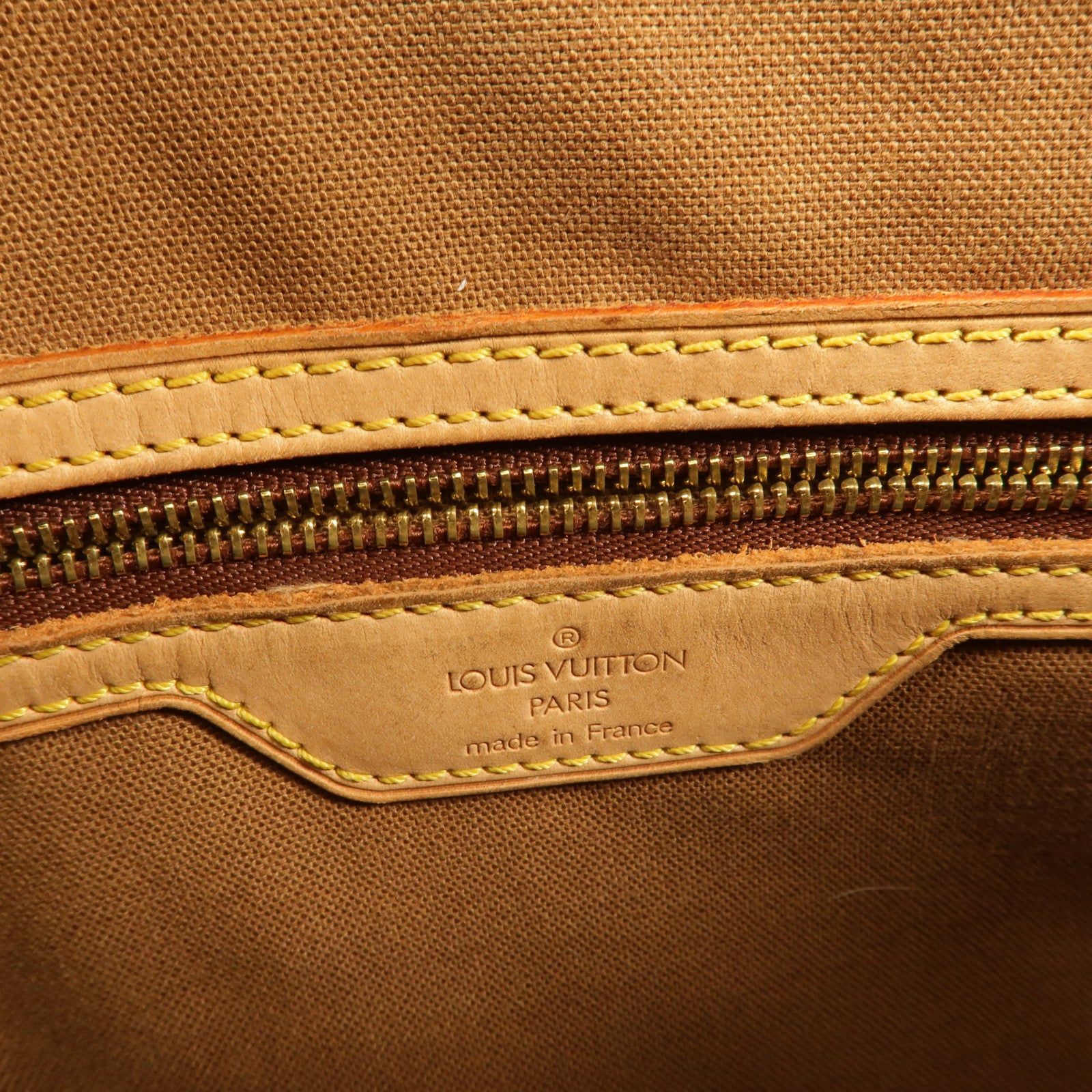 LOUIS VUITTON Monogram Cabas Alto金扣肩背袋