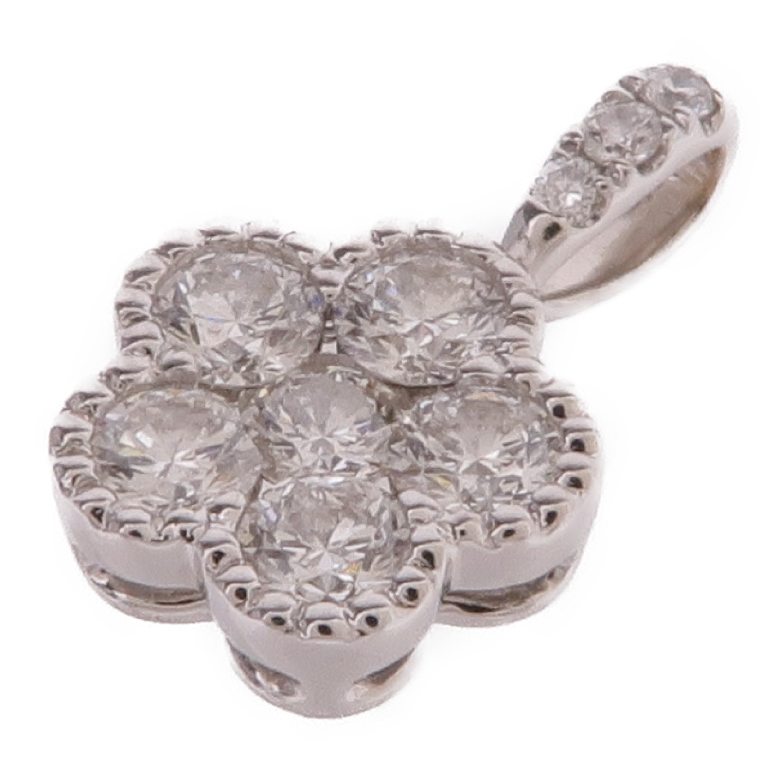 JEWELRY 18K白金Diamond Pendant Top鑽石吊墜