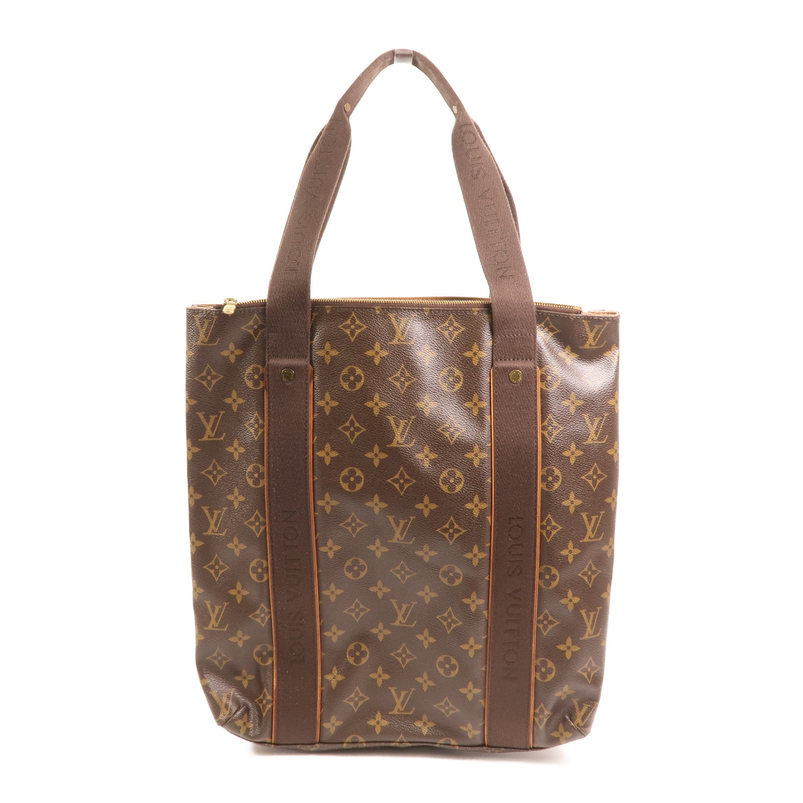 LOUIS VUITTON Monogram Cabas Beaubourg金扣手挽袋