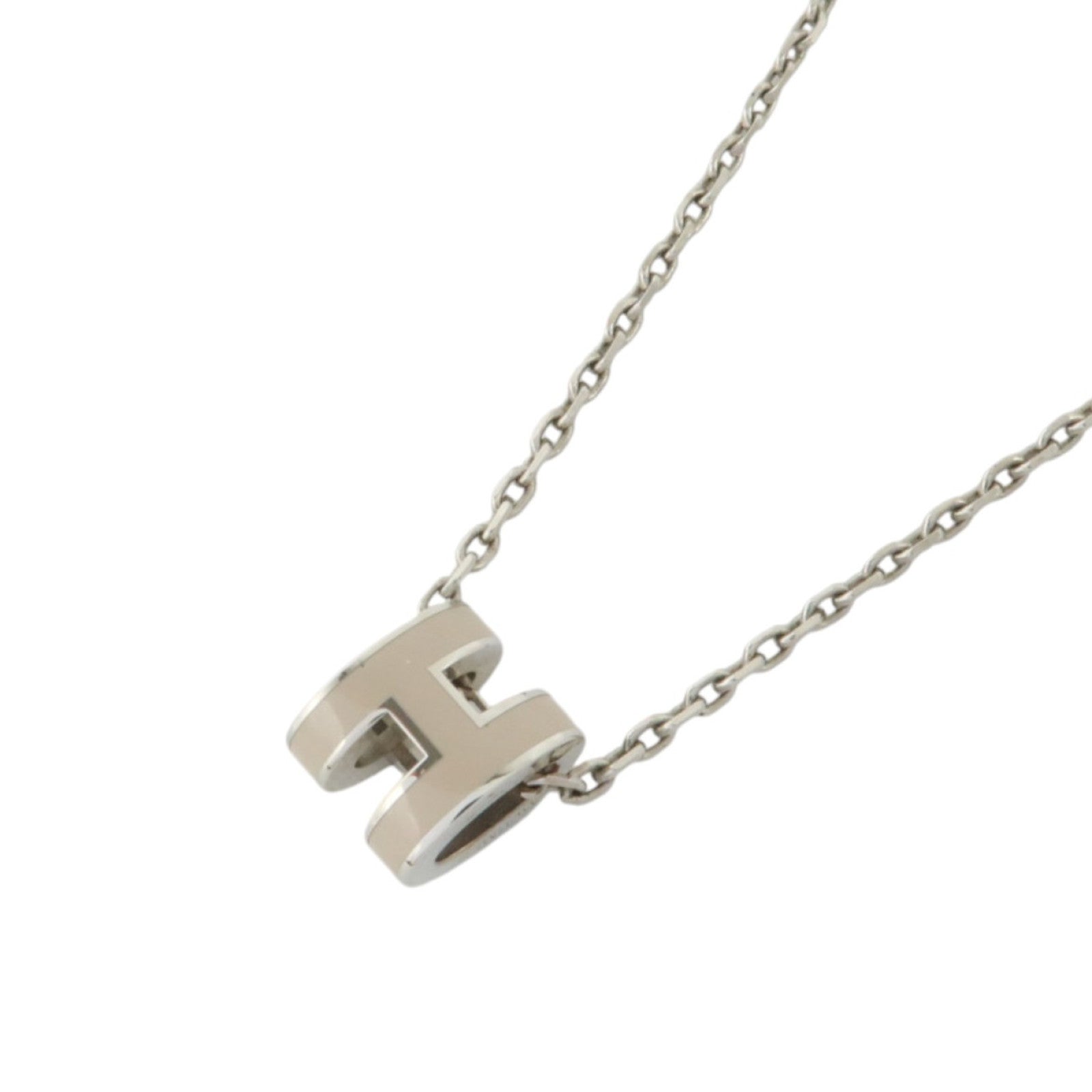 HERMES 金屬/琺瑯Mini Pop H Necklacex項鏈