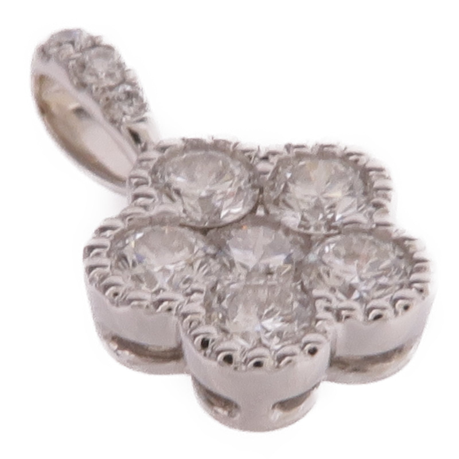 JEWELRY 18K白金Diamond Pendant Top鑽石吊墜